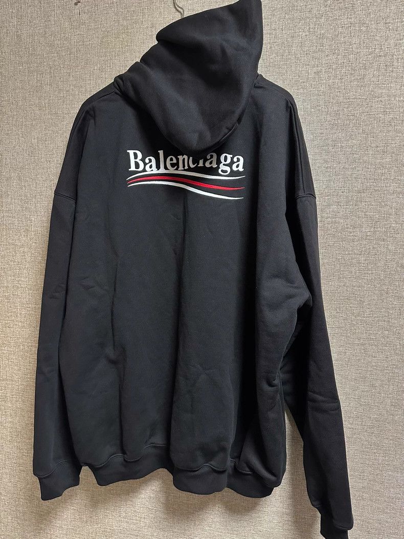 Balenciaga Balenciaga Wave Coke Logo Embroidered Logo Hoodie Size US XXS / EU 40 - 2 Thumbnail