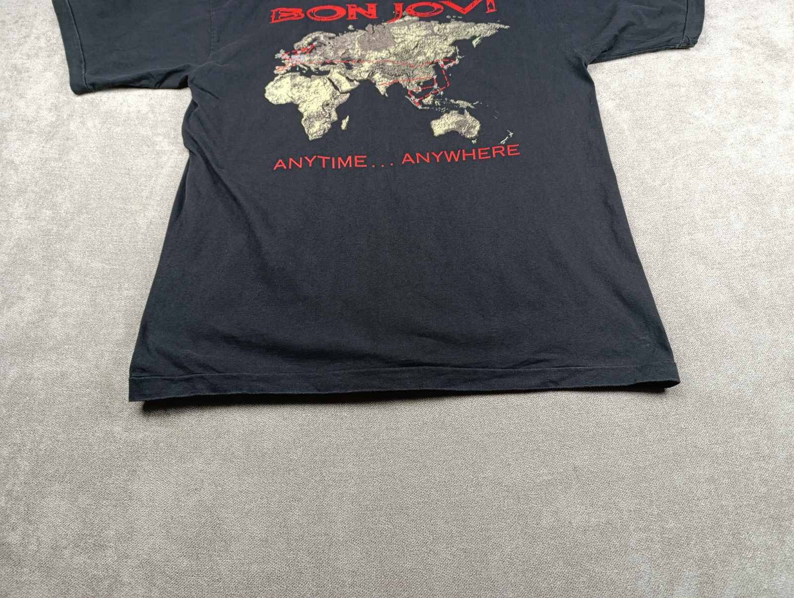 Bon Jovi BON JOVI 1995 VINTAGE CROSS ROAD BLACK T-SHIRT MERCH Size US XL / EU 56 / 4 - 13 Thumbnail