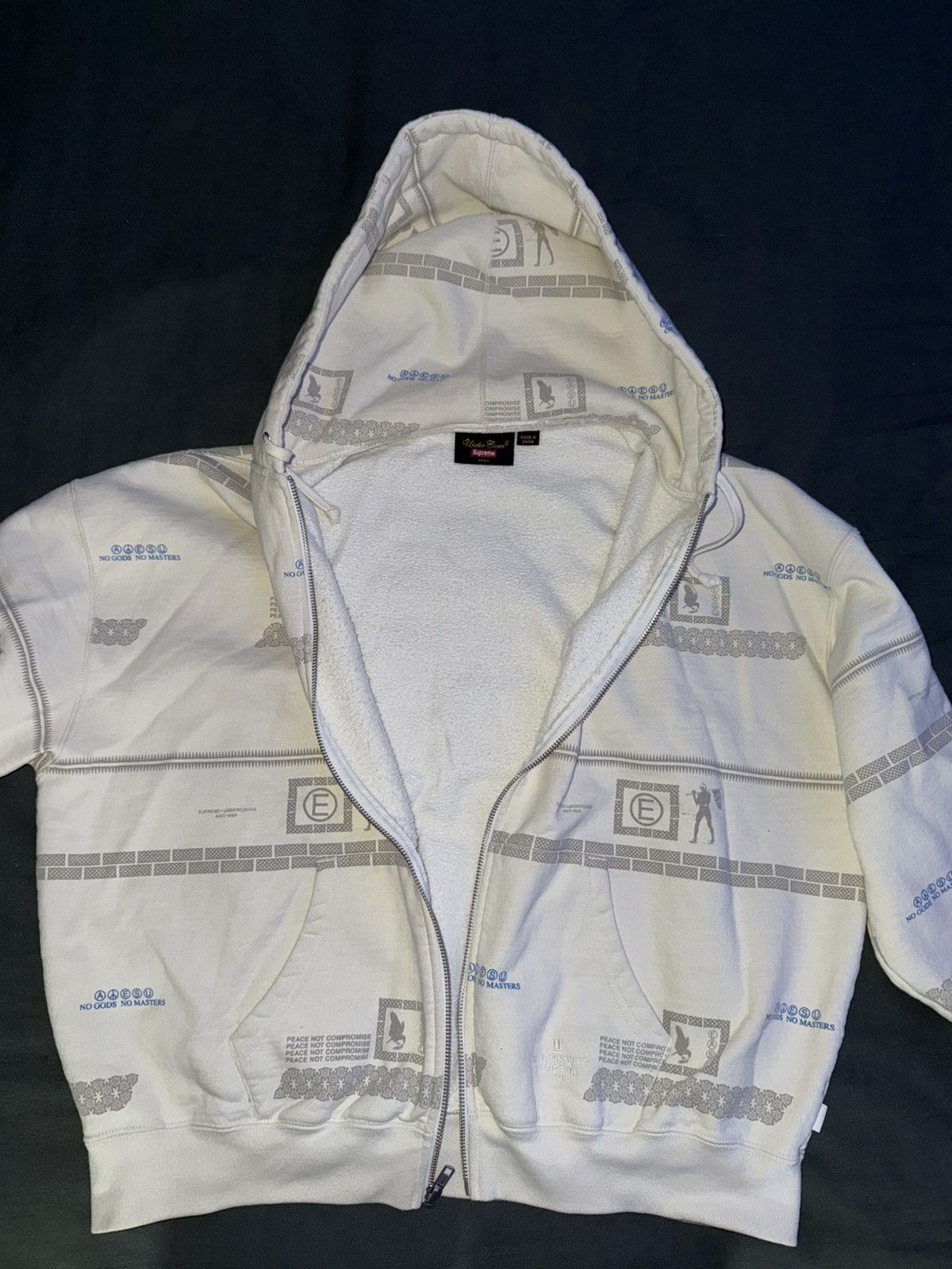 Supreme × Undercover Supreme X Undercover SS23 "No Gods No Masters" Zip-Up Size US S / EU 44-46 / 1 - 3 Thumbnail
