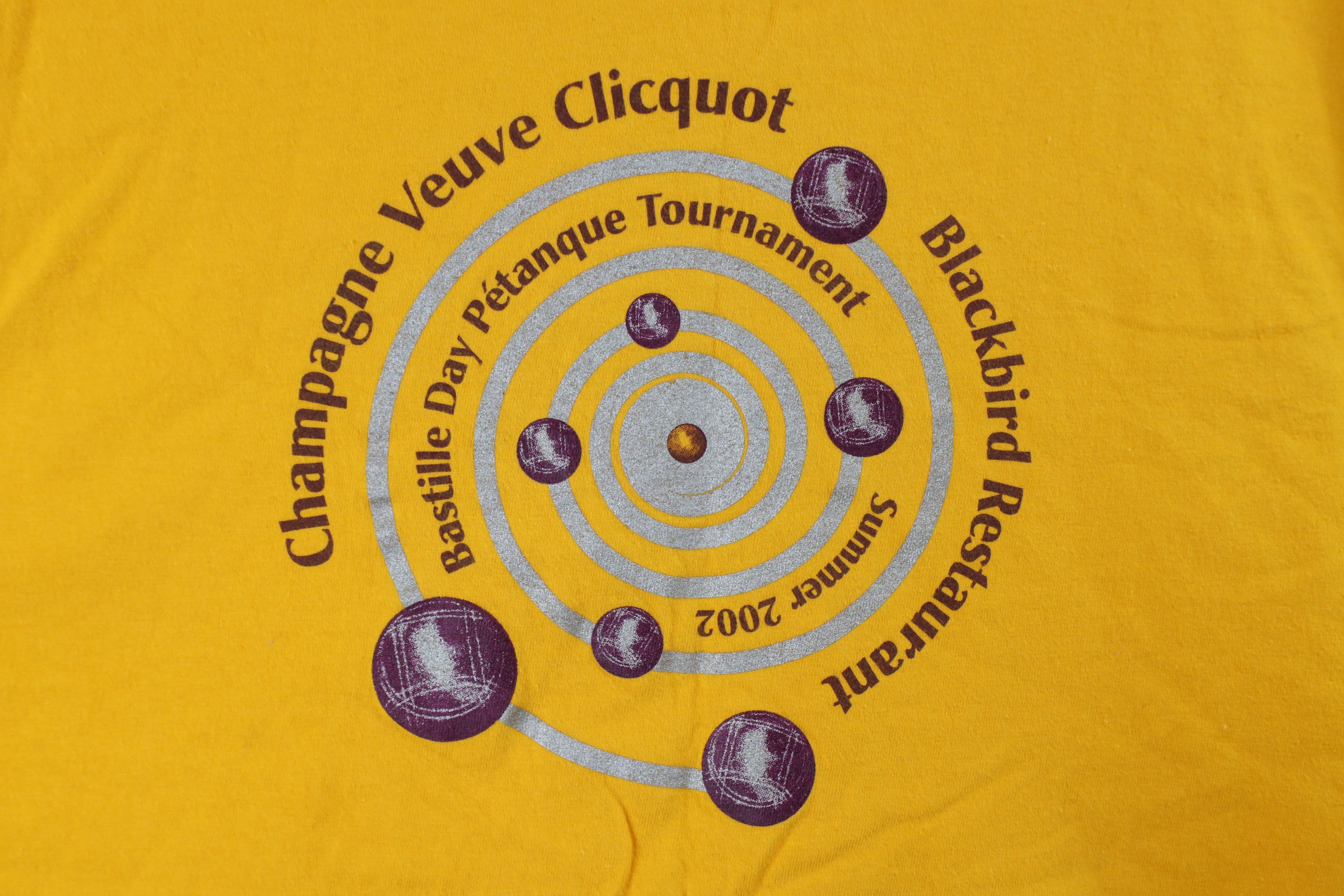 Vintage Vintage Y2K Champagne Bastille Pétanque Tournament T-Shirt Size US XL / EU 56 / 4 - 7 Thumbnail