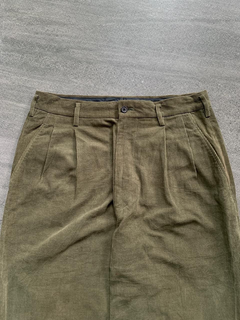 Yohji Yamamoto FREE TAX! Ys for Men Wideleg Light Cotton Corduroy Pants Size US 32 / EU 48 - 2 Thumbnail