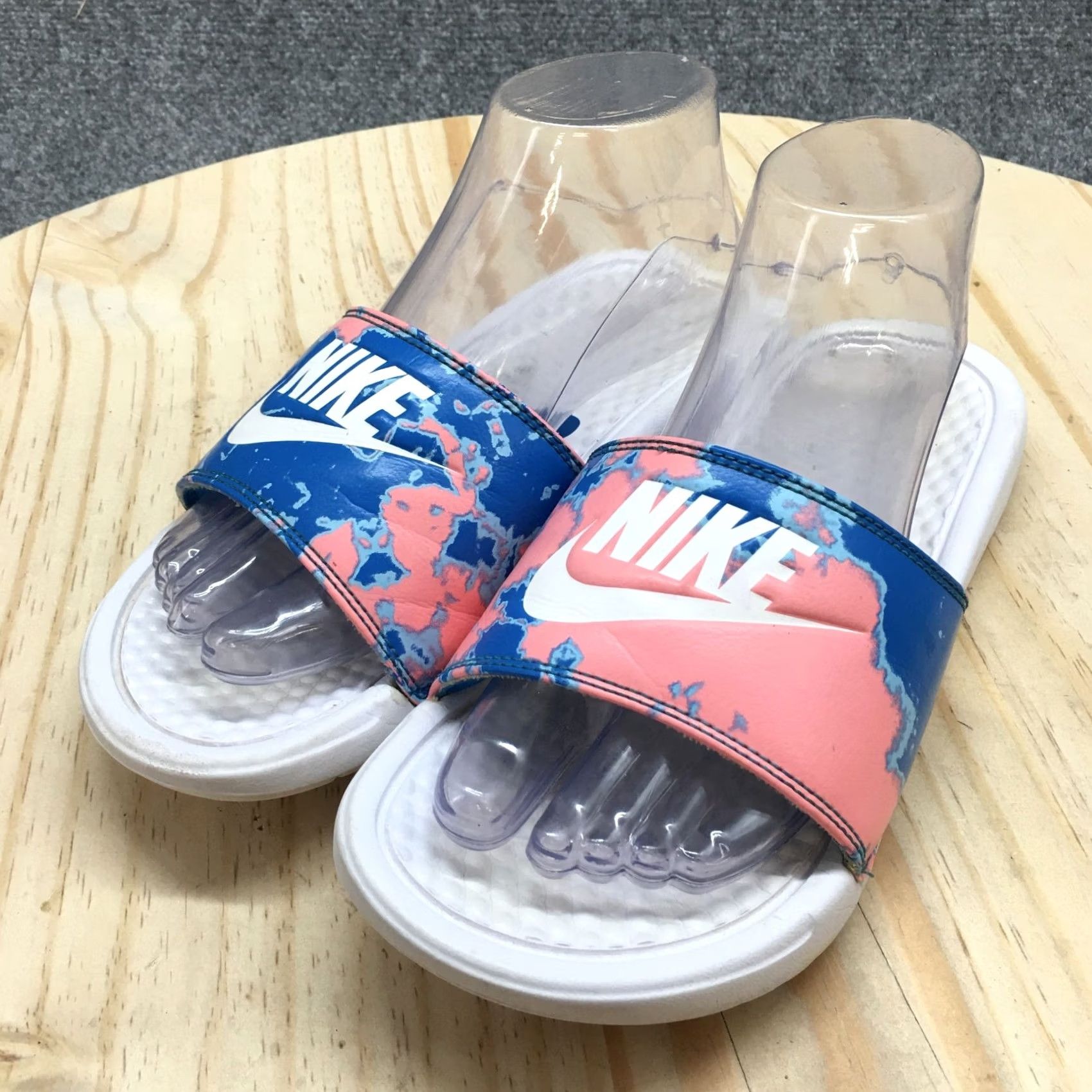 Nike Nike Benassi JDI Sandals Womens 6 Multicolor Print Slides Open Toe Casual Womens Shoes Size US 6 / IT 36 - 3 Thumbnail