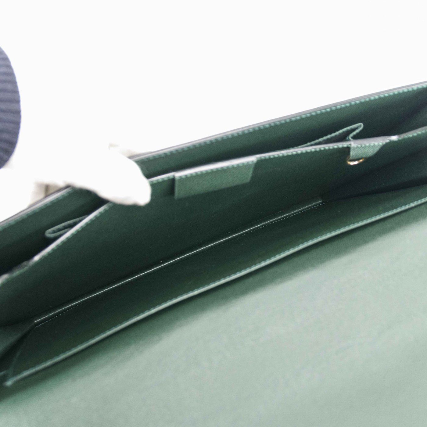Louis Vuitton Louis Vuitton Green Taiga Leather Robusto Briefcase Size ONE SIZE - 17 Thumbnail