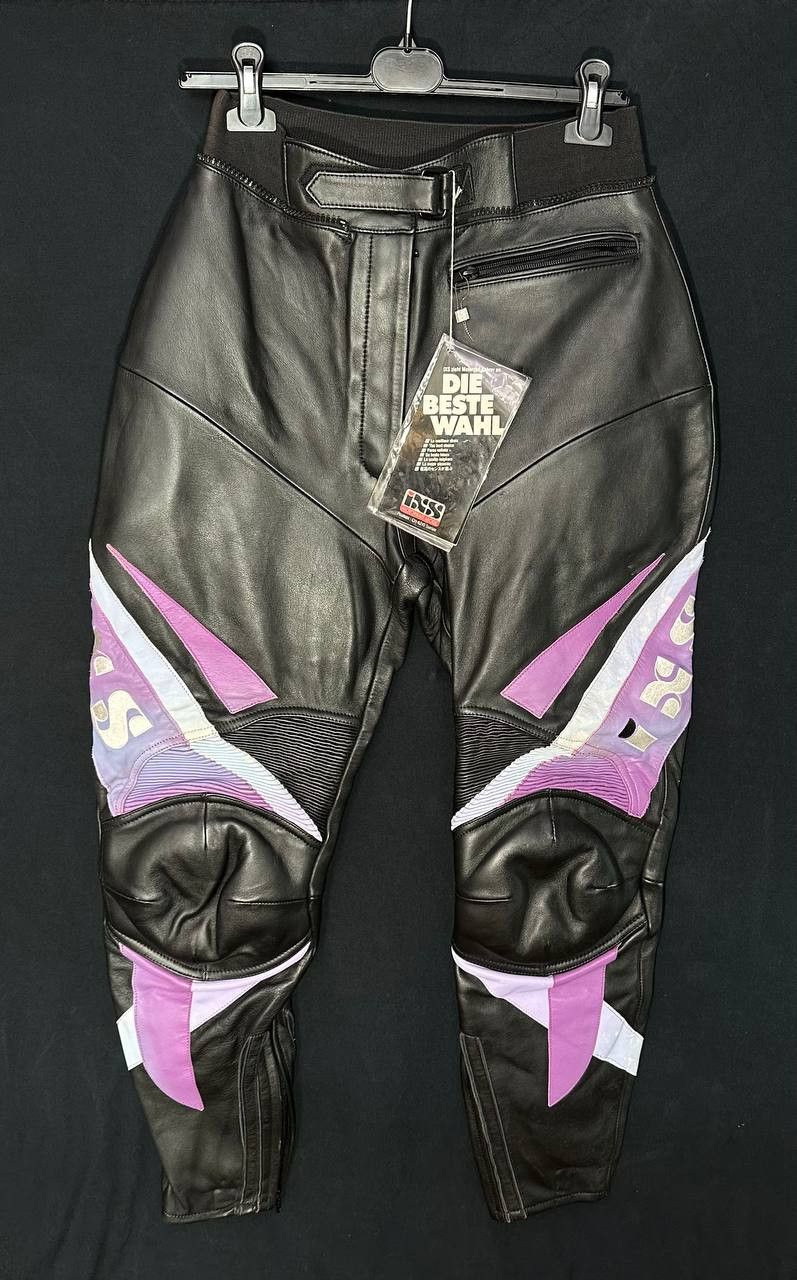 Leather NEW IDCS ISS motorrad mode Leather Pants Moto Biker Racing Size US 32 / EU 48 - 1 Thumbnail
