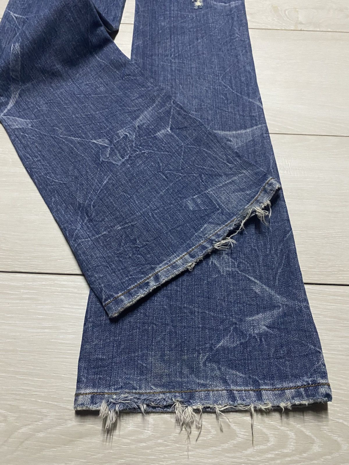 Tornado Mart Woman Layla Jean & Co Studded Y2K Flare Denim Size US 27 - 9 Thumbnail