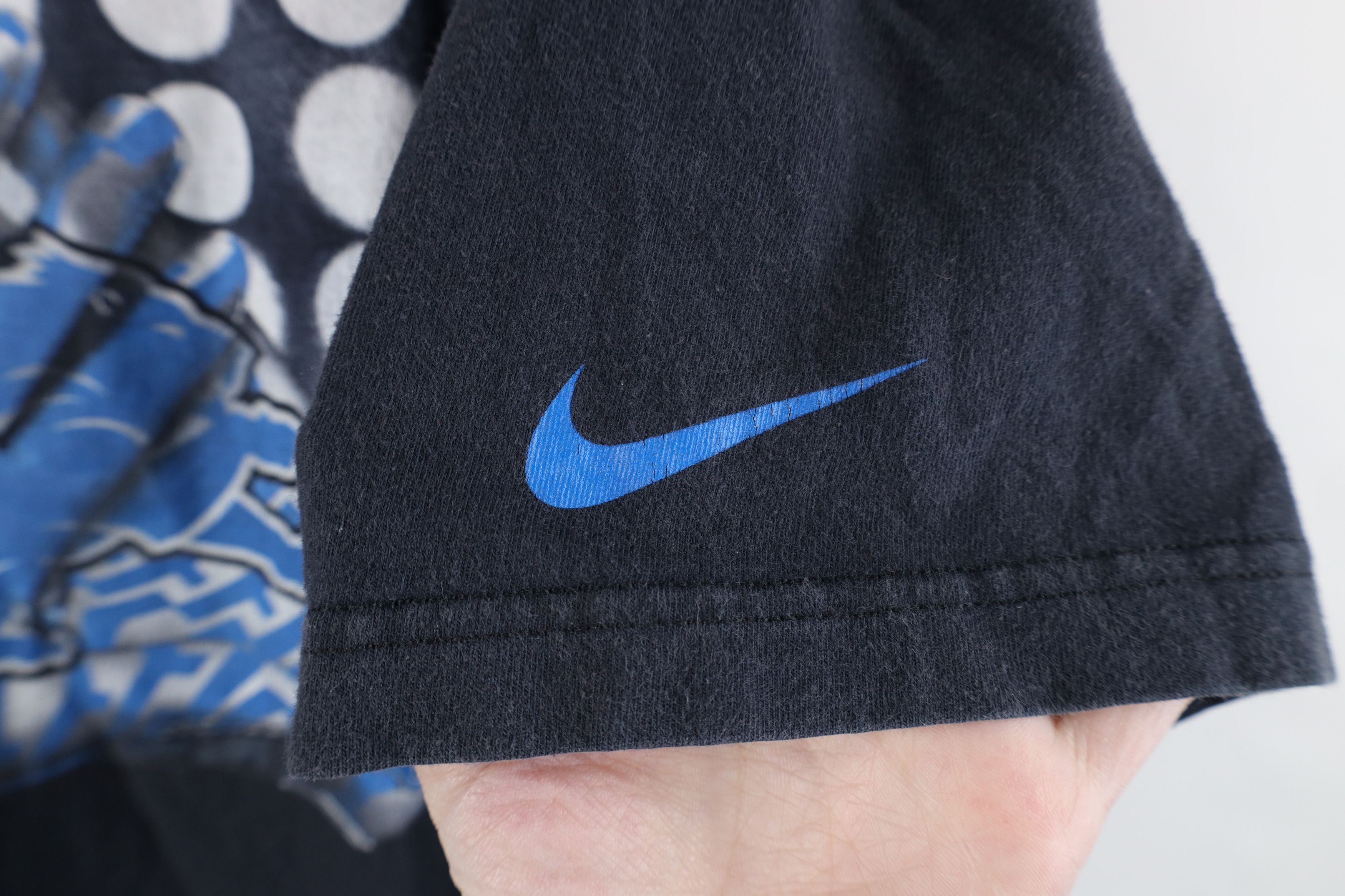 Nike × Vintage Nike Receiver Detroit Lions Football Short Sleeve T-Shirt Size US L / EU 52-54 / 3 - 4 Thumbnail