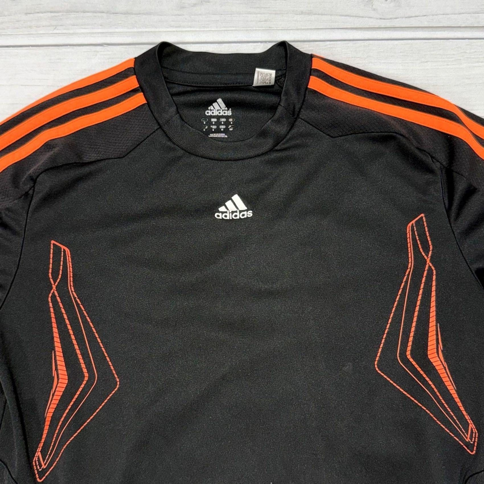 Adidas adidas Predator Shirt Mens S Black Red ClimaLite Short Sleeve Soccer Football Size US S / EU 44-46 / 1 - 2 Thumbnail