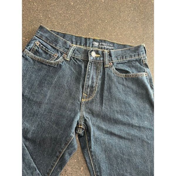 Gap Gap Blue Coupe Straight Fit Jeans Size 30x30 Size 30" / US 8 / IT 44 - 6 Thumbnail