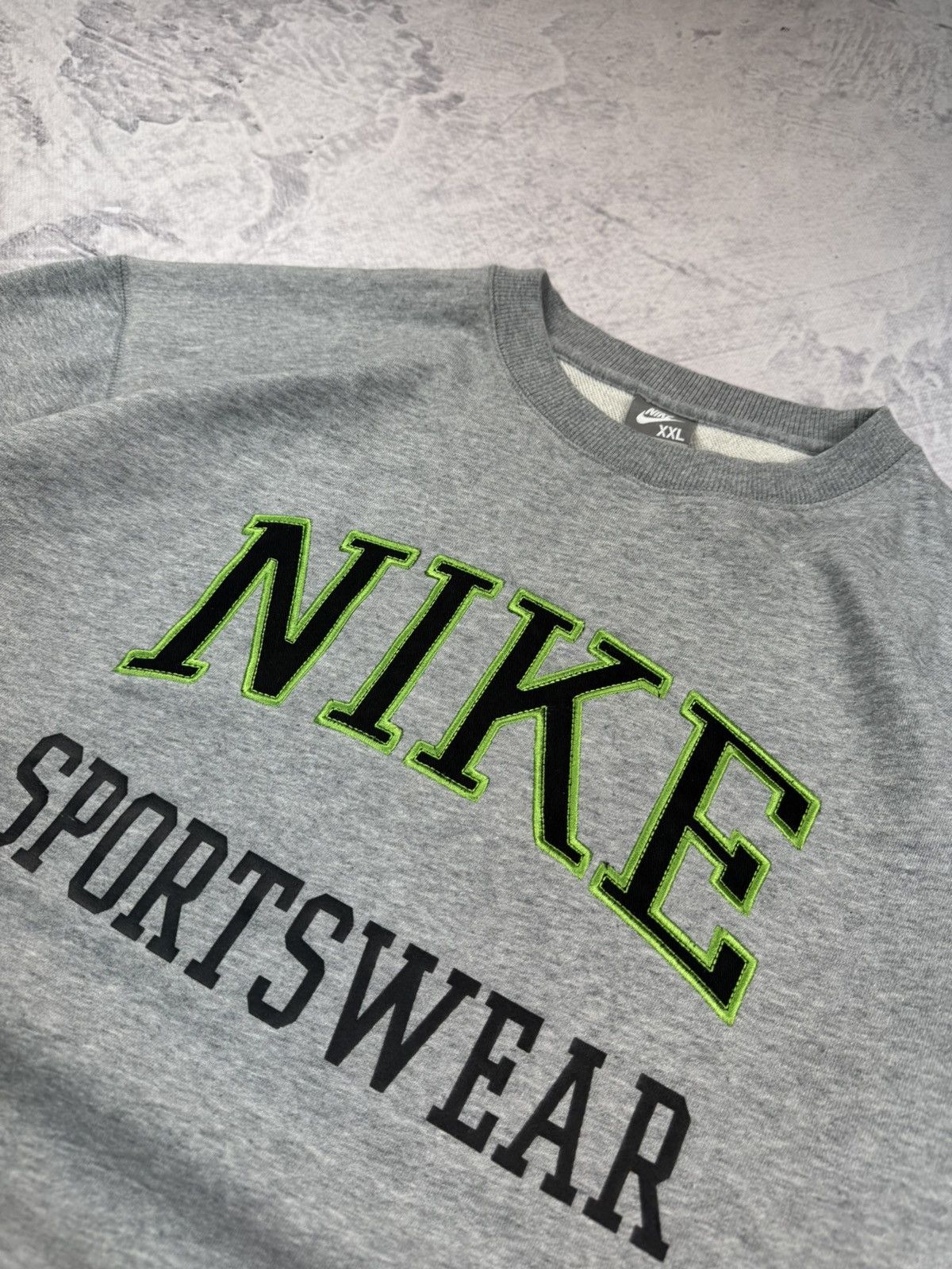 Nike × Vintage NIKE VINTAGE CENTER LOGO OVERSIZE BOXY SWEATSHIRT Size US XXL / EU 58 / 5 - 5 Thumbnail