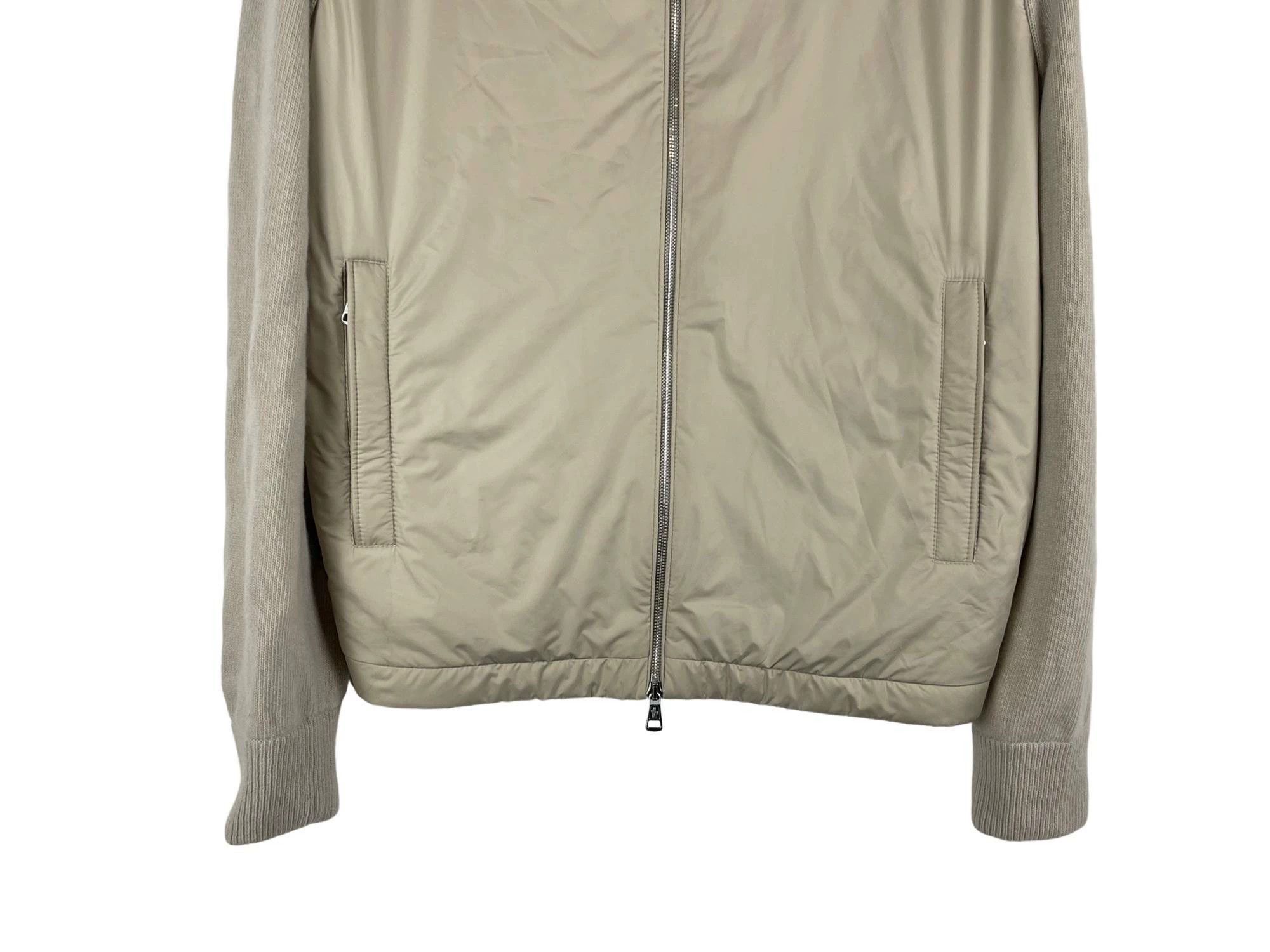 Moncler Moncler 25AW Cashmere & Knit Paneled Down Jacket Size US L / EU 52-54 / 3 - 4 Thumbnail