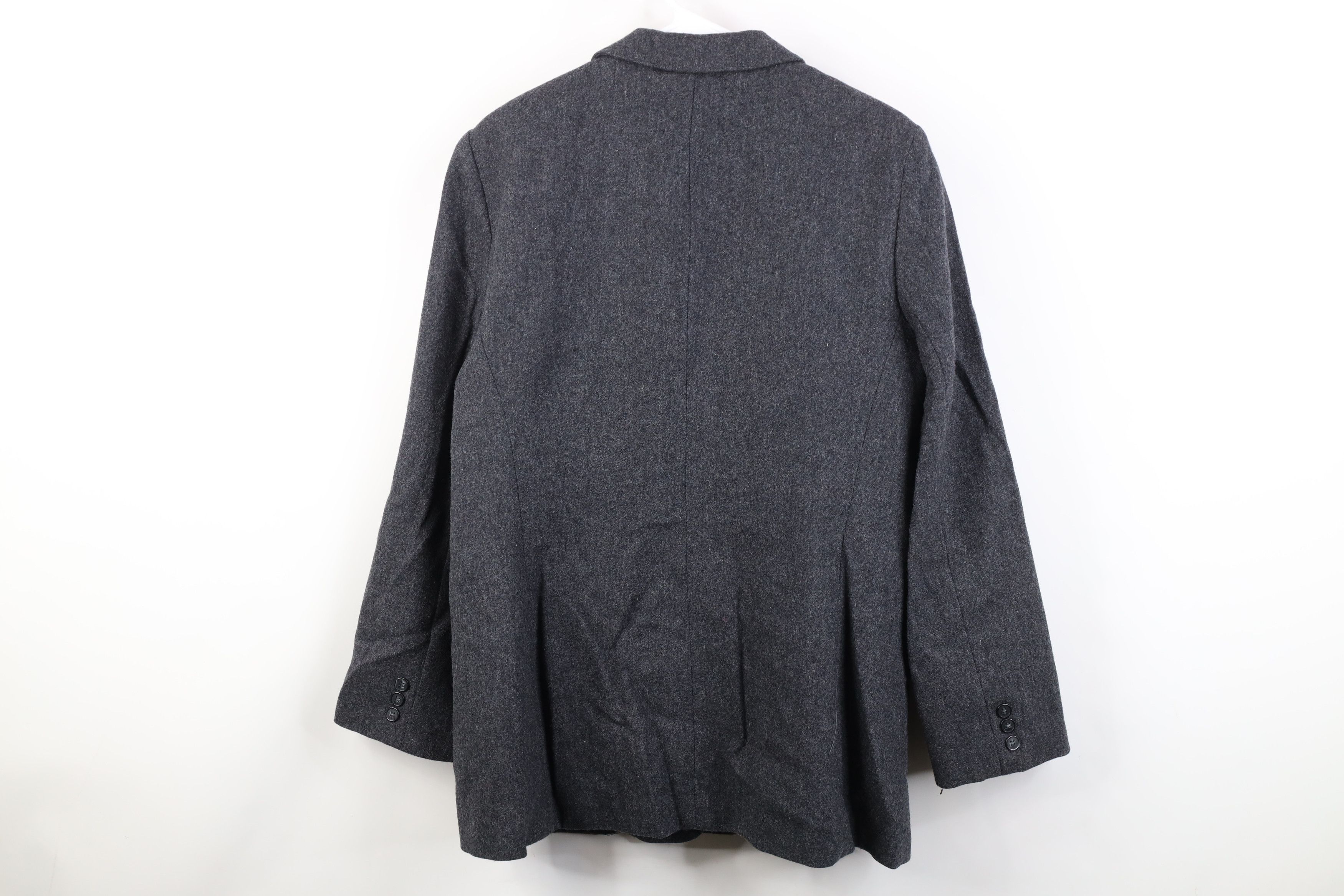Vintage Vintage 90s Streetwear Button Suit Coat Blazer Jacket Gray Size XXL / US 16-18 / IT 52-54 - 12 Thumbnail