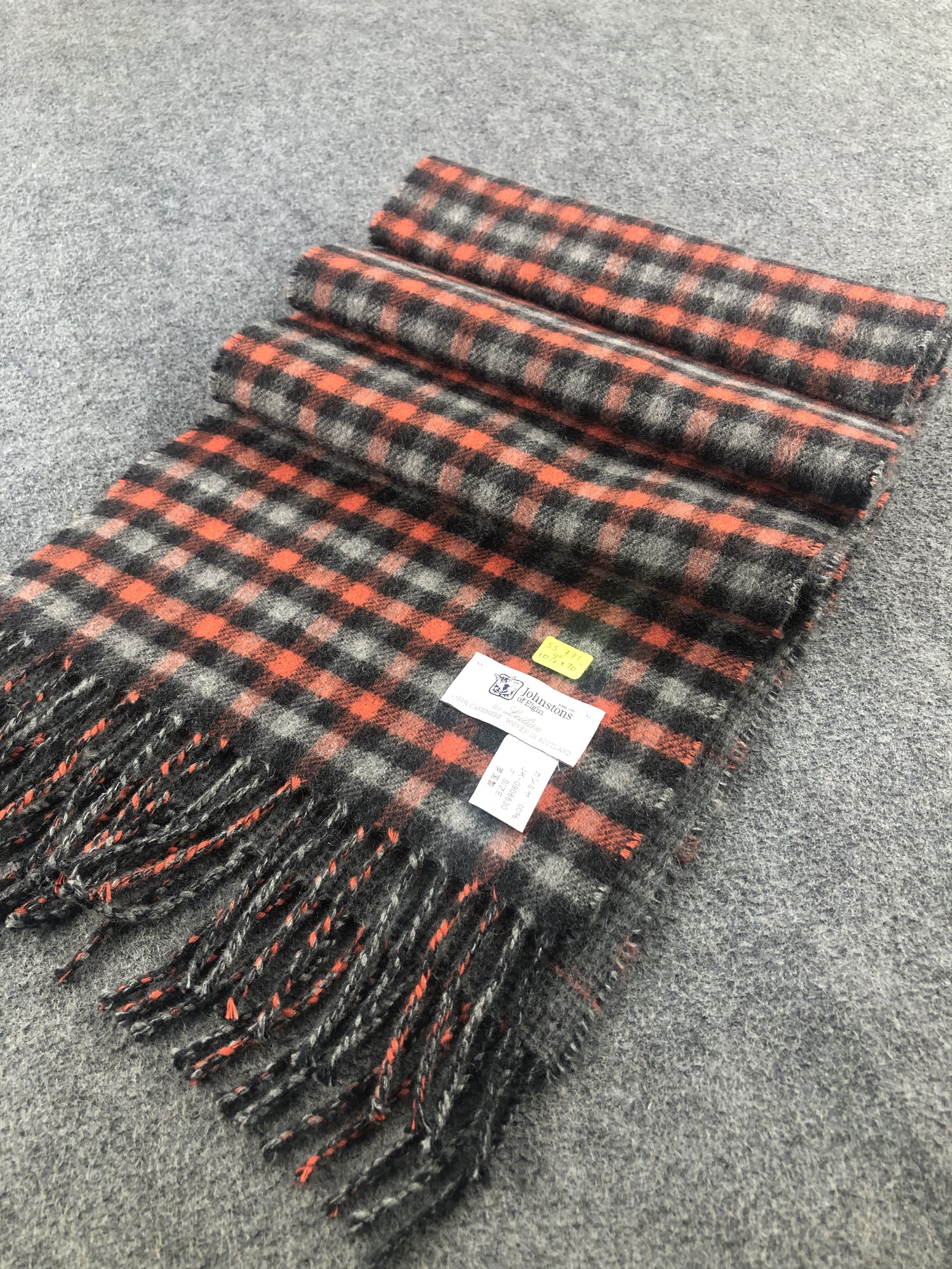 Johnstons Of Elgin Johnstons Of Elgin Cashmere Scarf / Muffler / Neckwear Size ONE SIZE - 3 Thumbnail