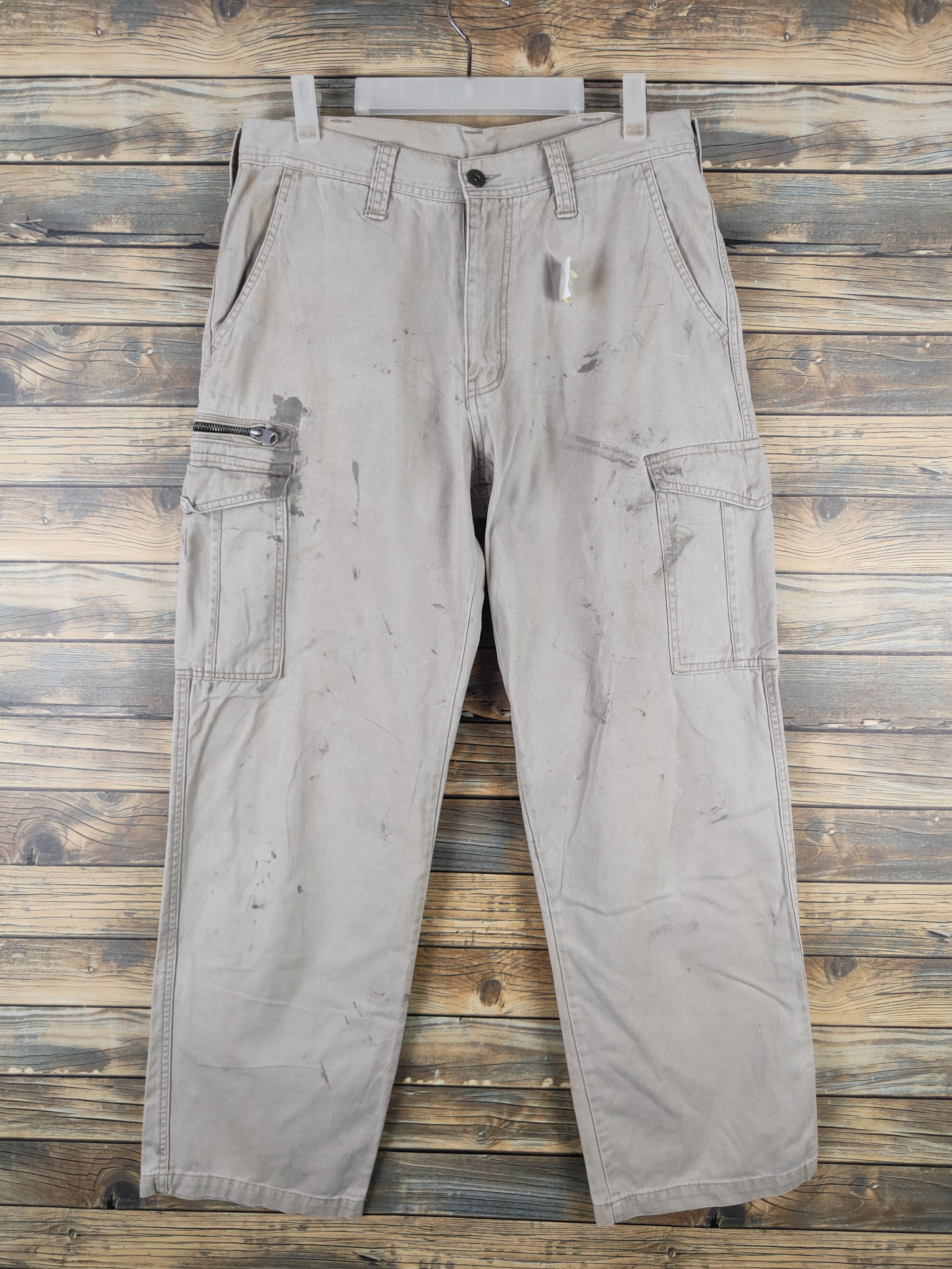 Japanese Brand DL Evenriver Gray Multipocket Cargo Pants #sp46-262T Size US 32 / EU 48 - 1 Thumbnail