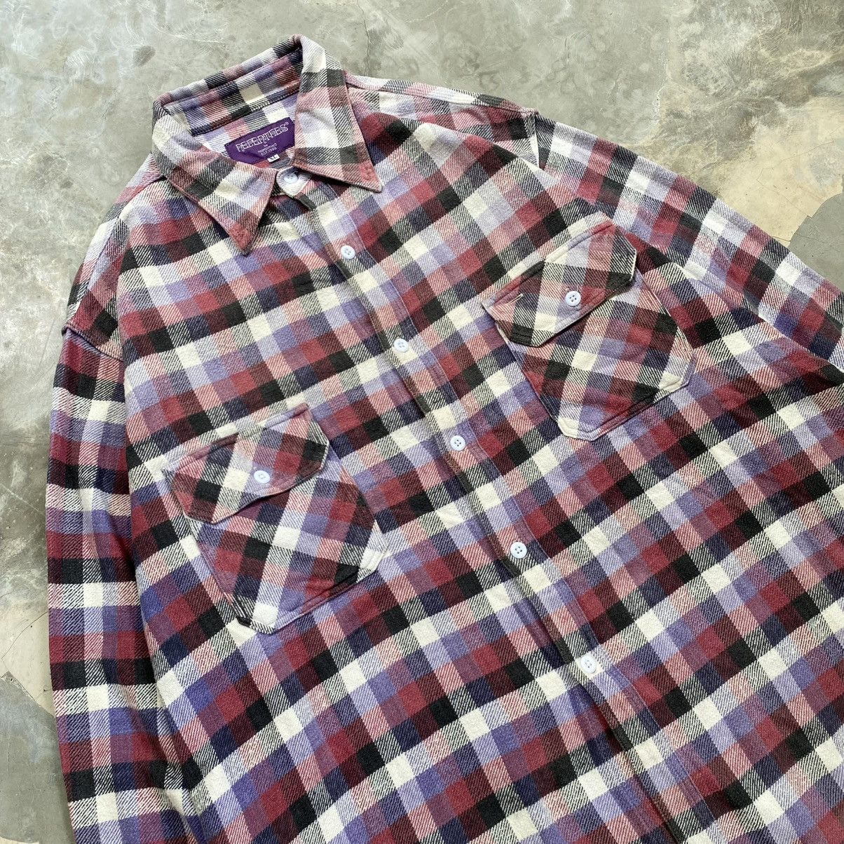Nepenthes Nepenthes Needles Flannel shirt Size US XL / EU 56 / 4 - 2 Thumbnail