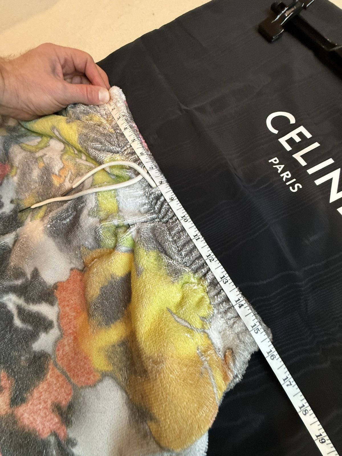 Celine $2.15k SS24 Celine tie dye tracksuit hoodie shorts Hedi Size US L / EU 52-54 / 3 - 14 Thumbnail