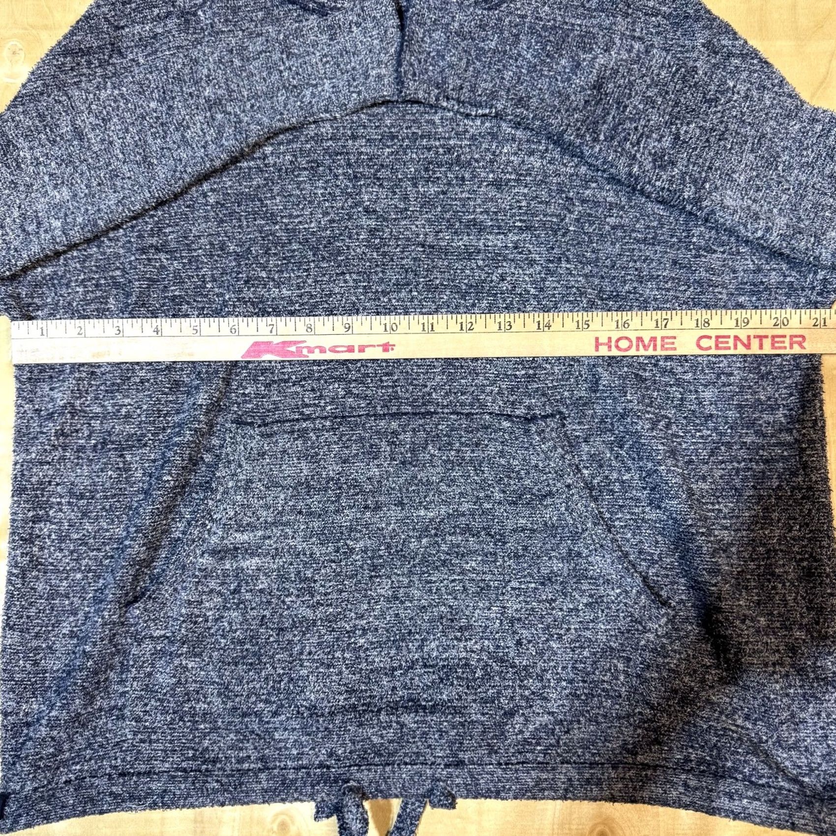 Vintage Barefoot Dreams Pullover Hoodie Womens Medium CozyChic Lite Knit Sweater Pockets Size M / US 6-8 / IT 42-44 - 7 Thumbnail
