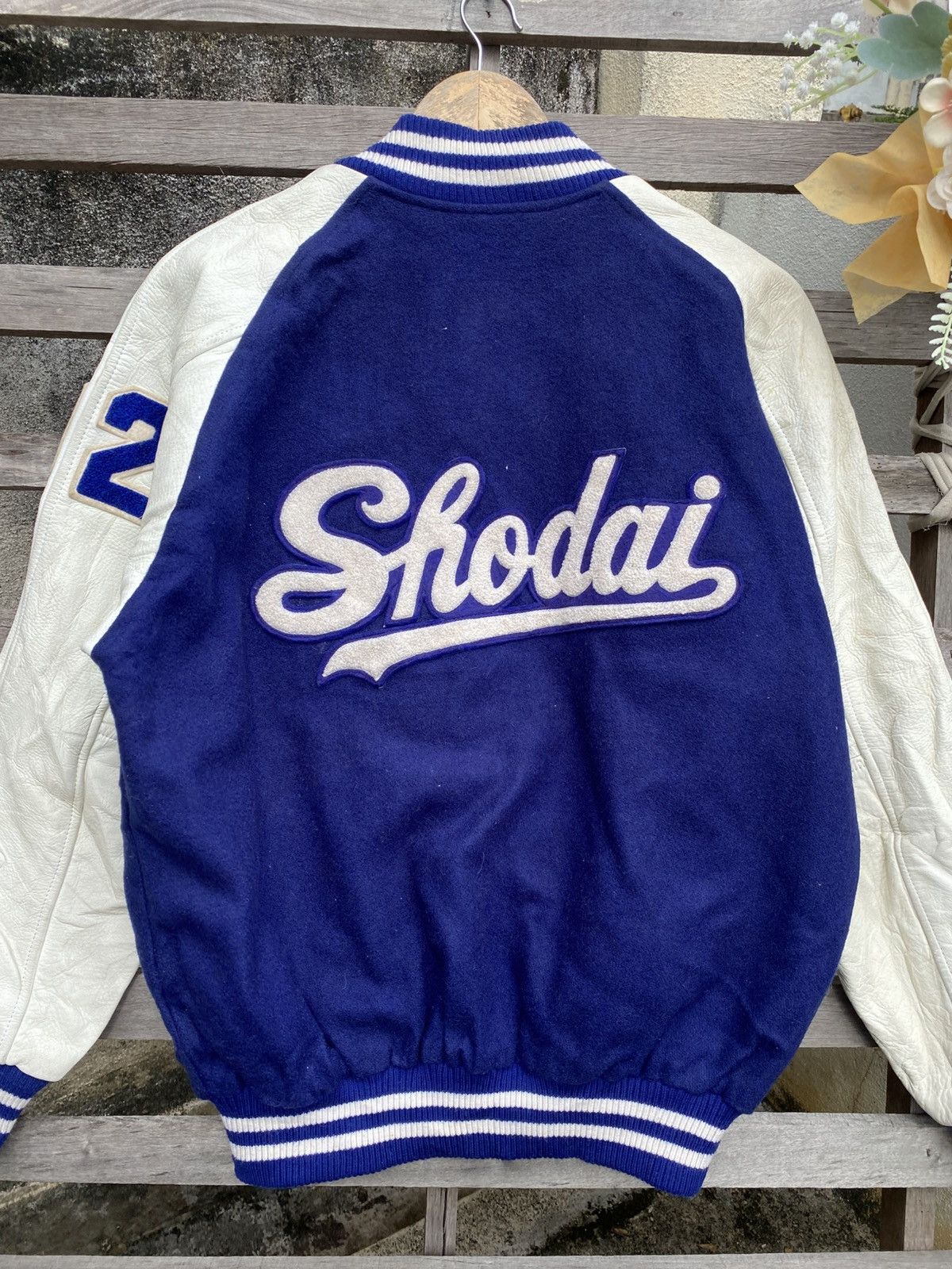 Japanese Brand Vintage Varsity Jacket - Shodai Size US M / EU 48-50 / 2 - 5 Thumbnail