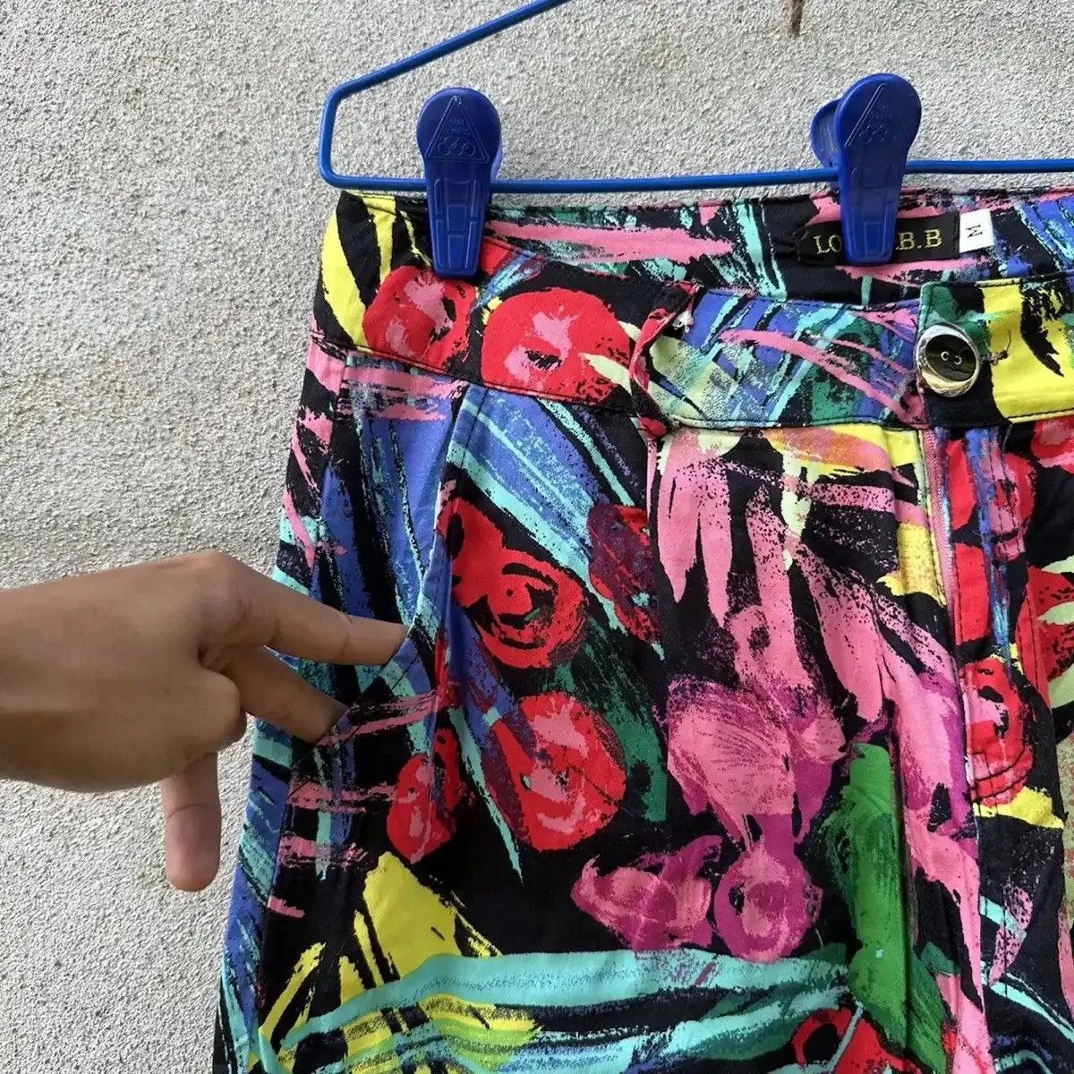Japanese Brand NICE DESIGN‼️ALL OVER PRINTED TROUSERS WIDELEGS BAGGY CARGO Size US 29 - 4 Thumbnail