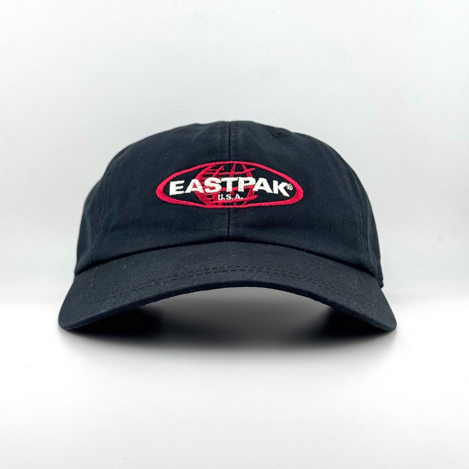 Eastpak Vintage Eastpak USA Y2K Spellout Hat Black Cap Adjustable Size ONE SIZE - 1 Thumbnail