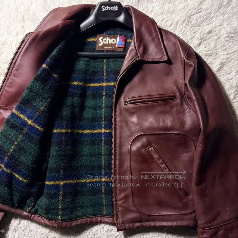 Schott Schott 658 Leather Jacket Size US XL / EU 56 / 4 - 1 Thumbnail