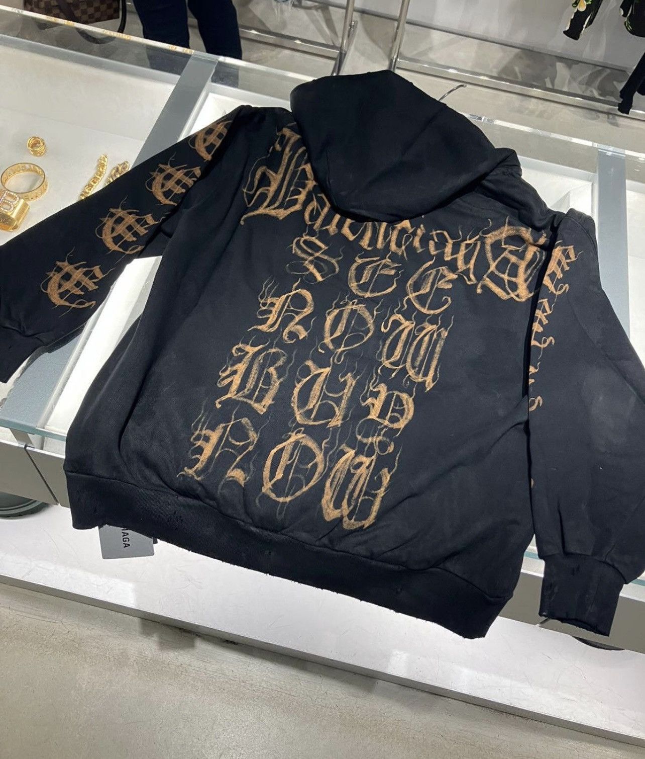 Balenciaga Balenciaga Heavy Metal Hoodie Size US XS / EU 42 / 0 - 1 Thumbnail