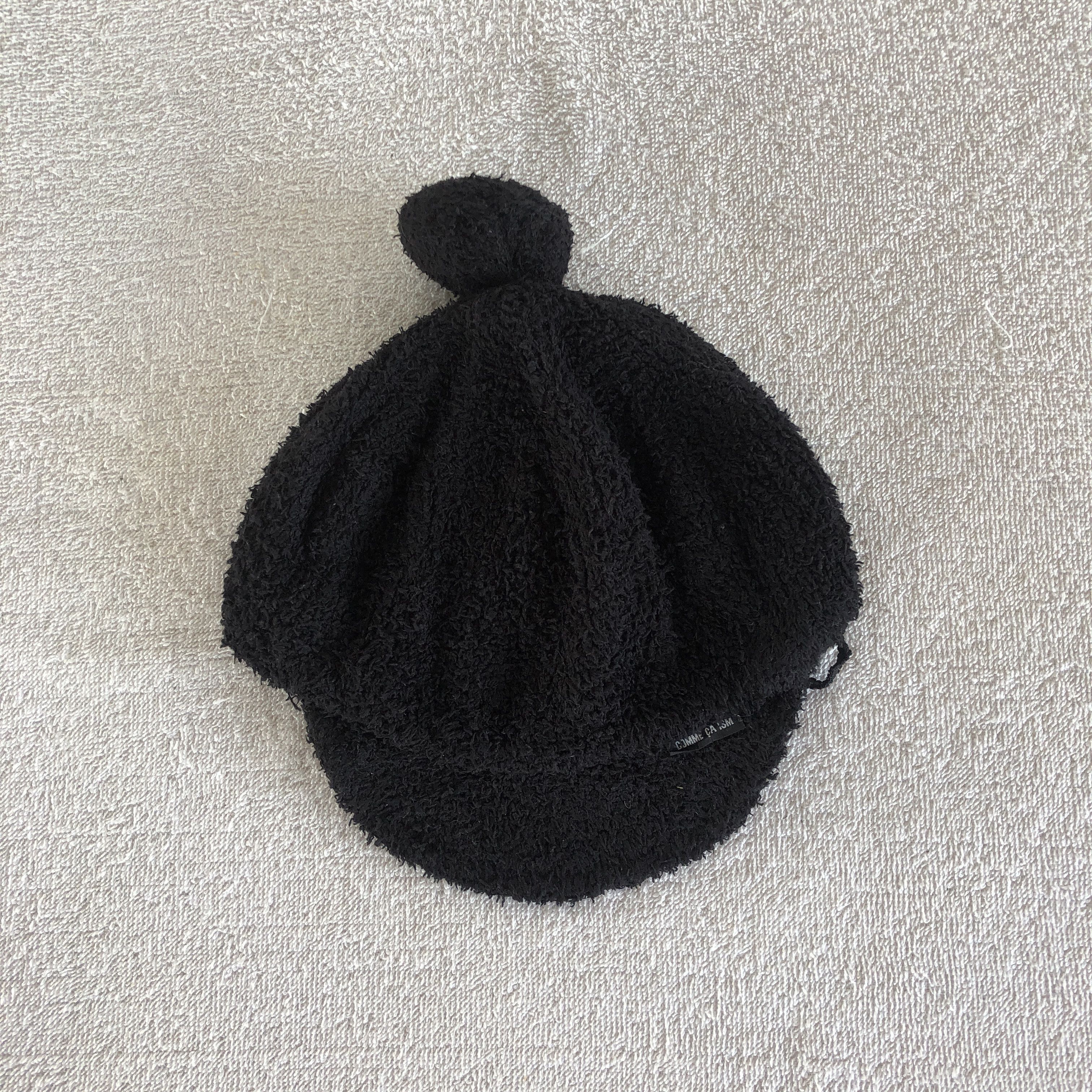 Japanese Brand Vintage Y2K Slouchy Fleece Hats Beanie Pom Pom Snow Caps Size ONE SIZE - 5 Thumbnail
