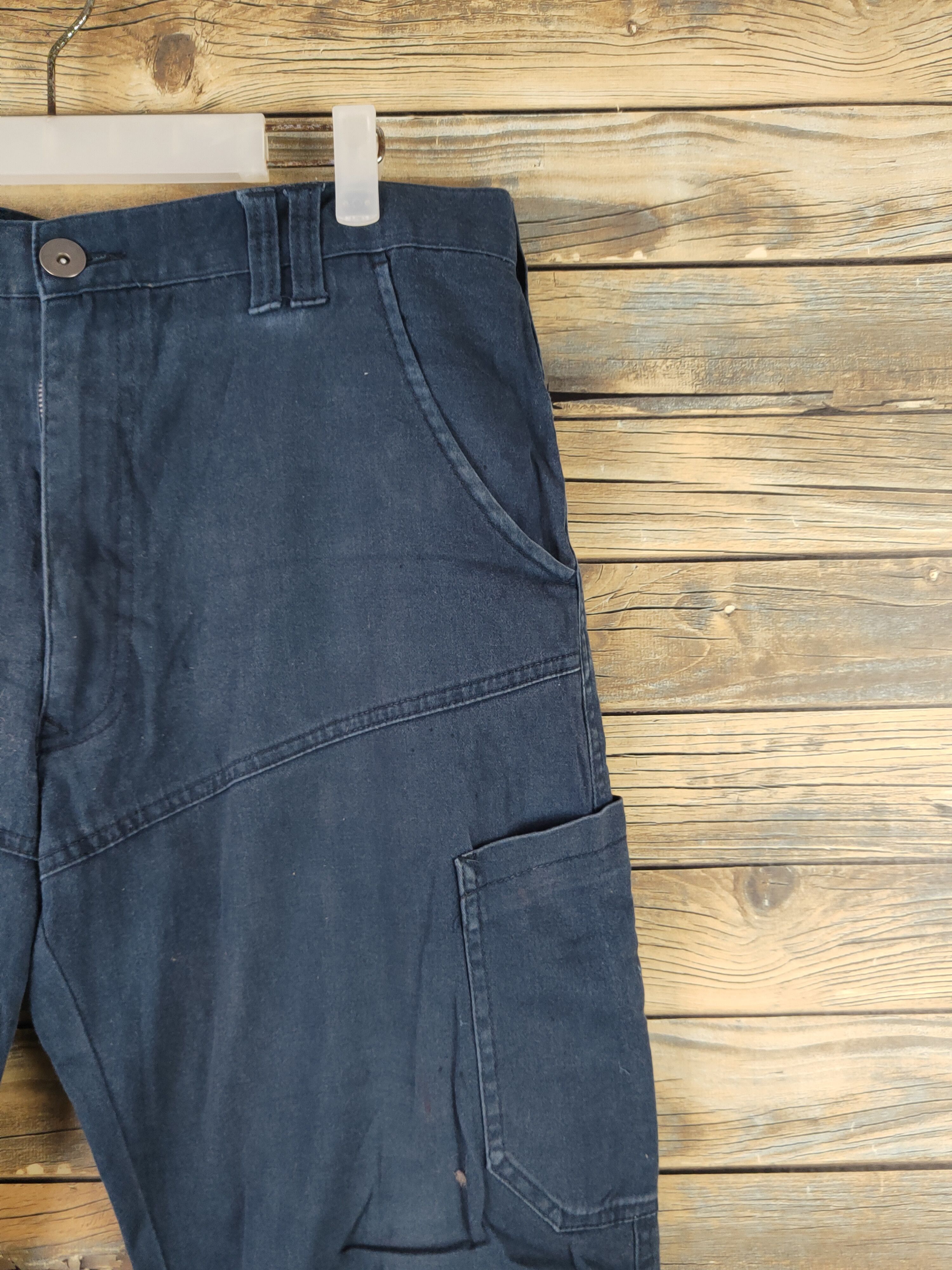 Japanese Brand DL Japanese Brand Navy Multipocket Joggers #2339 Size US 34 / EU 50 - 5 Thumbnail