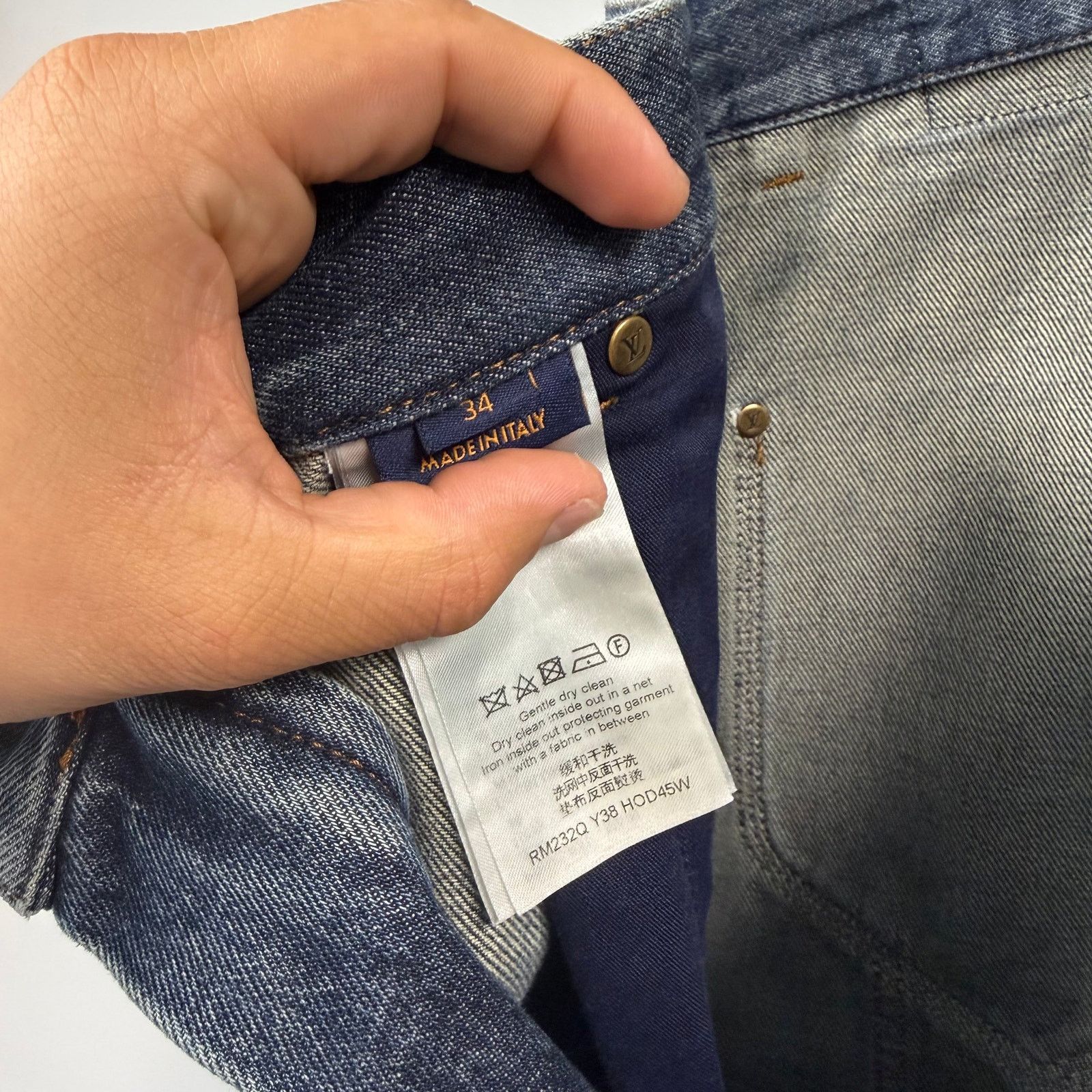 Louis Vuitton Louis Vuitton Monogra Double Knee Carpenter Denim - 36 Size US 36 / EU 52 - 11 Thumbnail