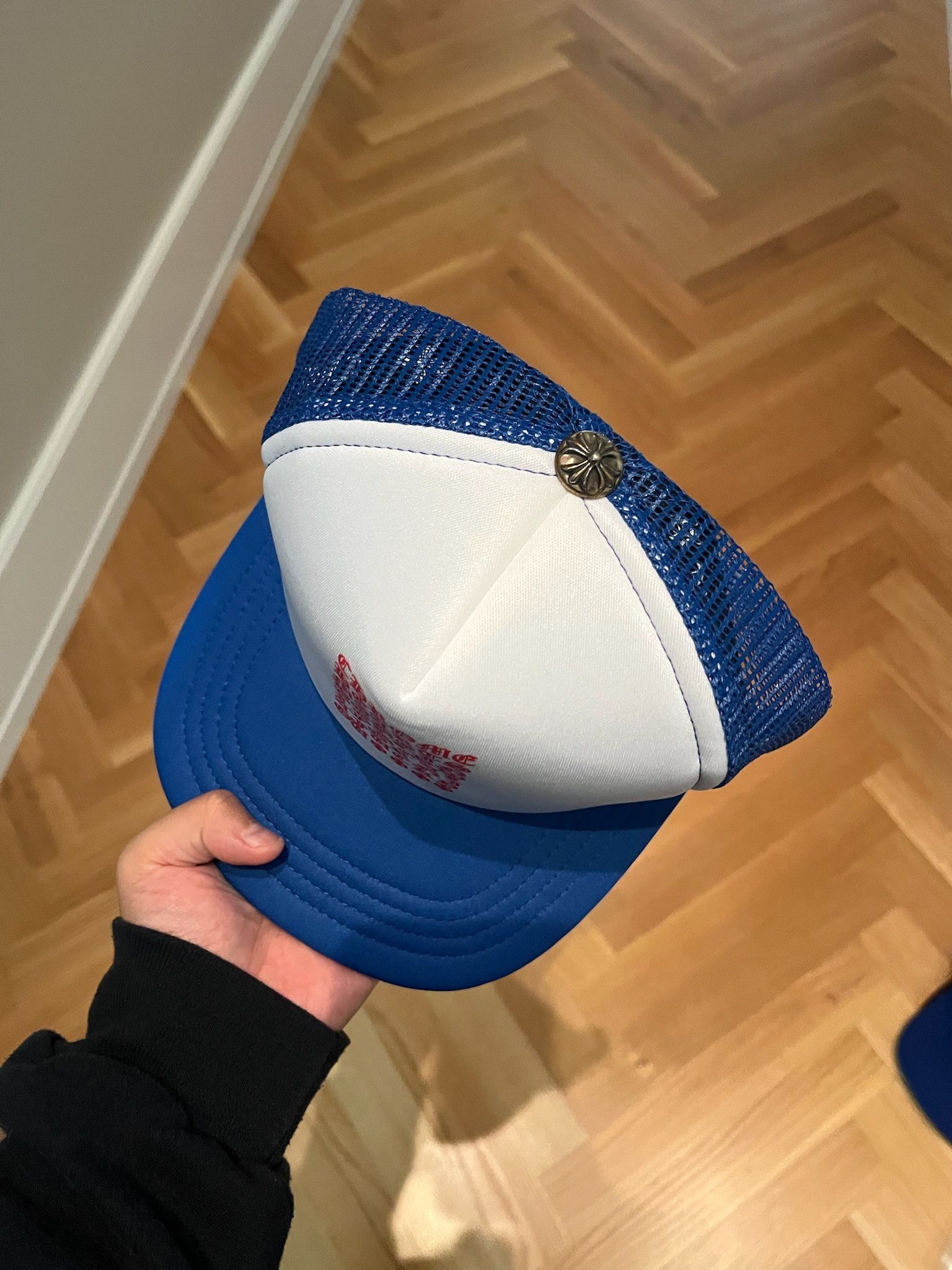 Chrome Hearts Chrome Hearts King Taco Blue White Red Trucker Size ONE SIZE - 2 Thumbnail