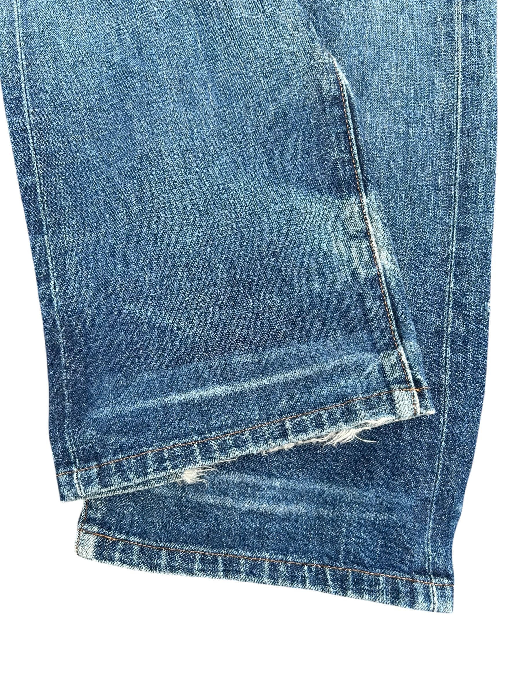 Japanese Brand × Kapital × Vintage THRASHED Vintage Levi's big E Reconstructed Repair Denim Size US 33 - 7 Thumbnail