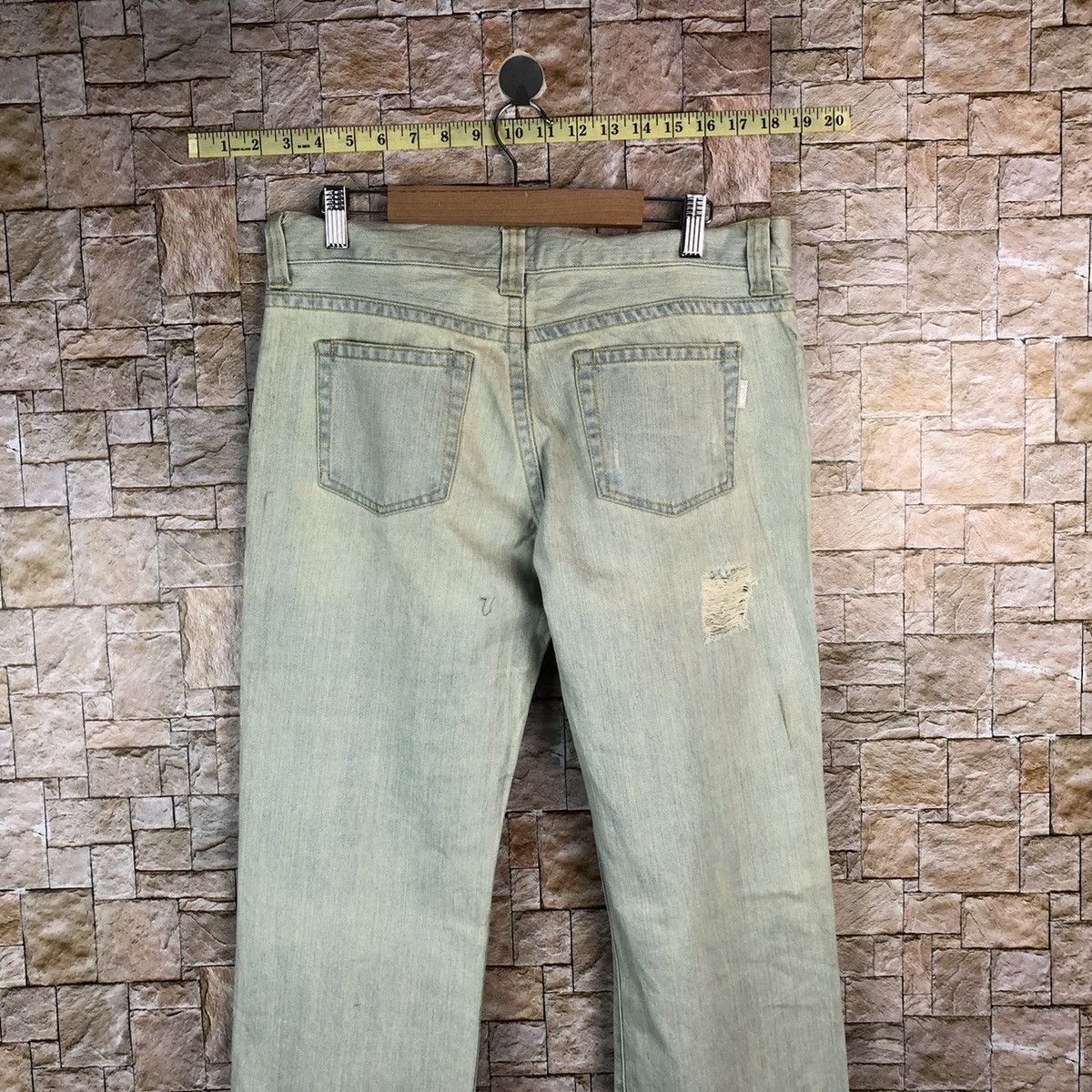 Japanese Brand Heather Bleu Distressed ripped Denim Pants #A976 Size US 31 - 13 Thumbnail