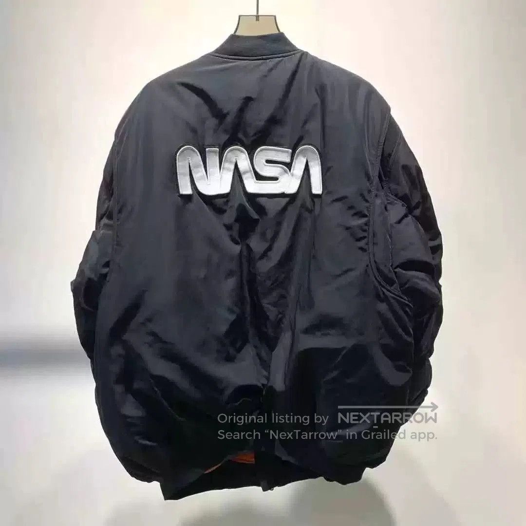 Balenciaga Balenciaga NASA Logo Pilot Jacket. Size US XL / EU 56 / 4 - 6 Thumbnail