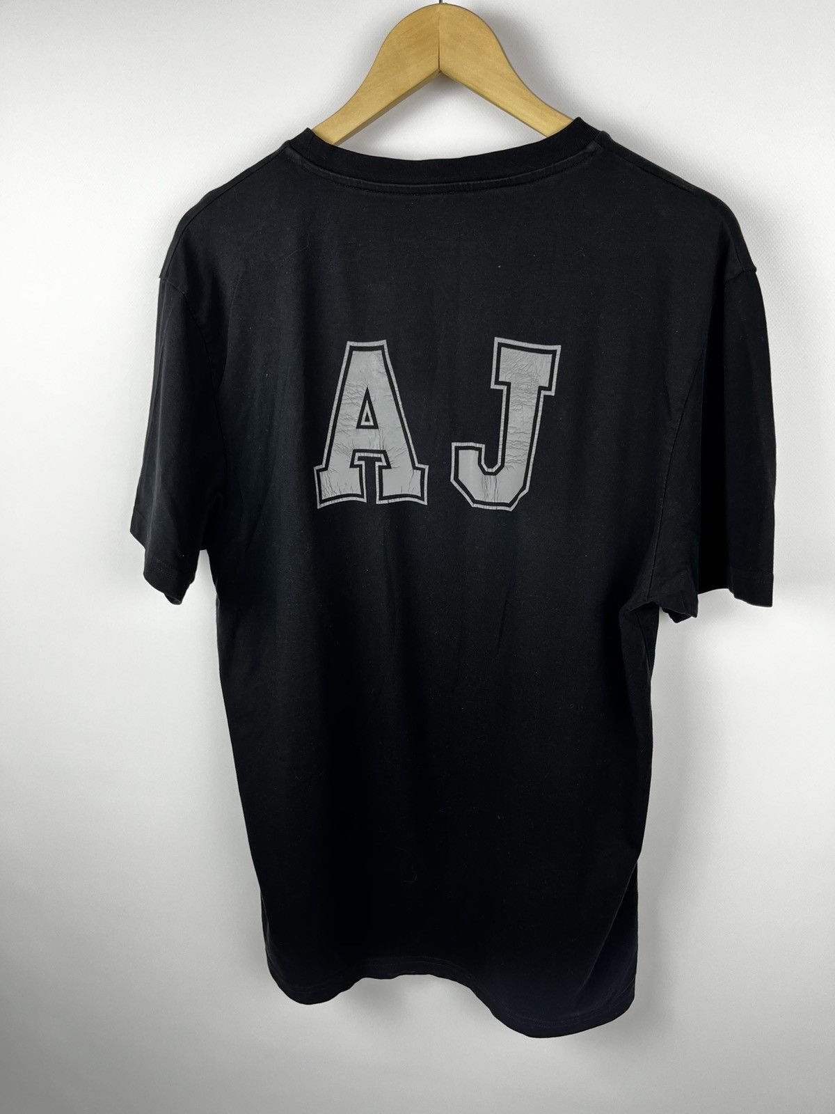 Giorgio Armani Armani jeans t shirt big logo vintage 90s Size US XL / EU 56 / 4 - 2 Thumbnail