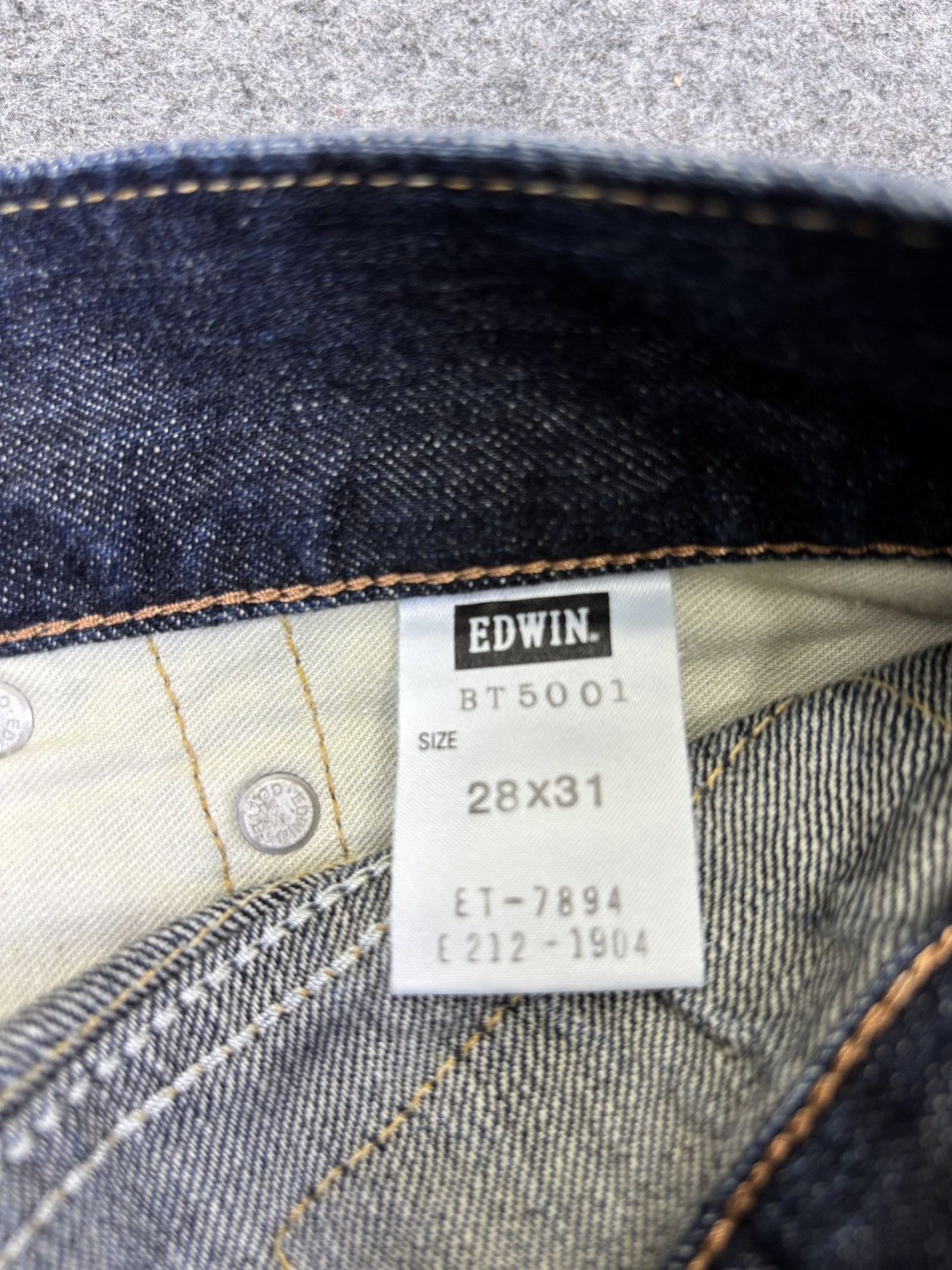 Edwin 💥Distressed Flare💥Edwin 503 Crazy Distressed Denim F916 Size US 31 - 14 Thumbnail