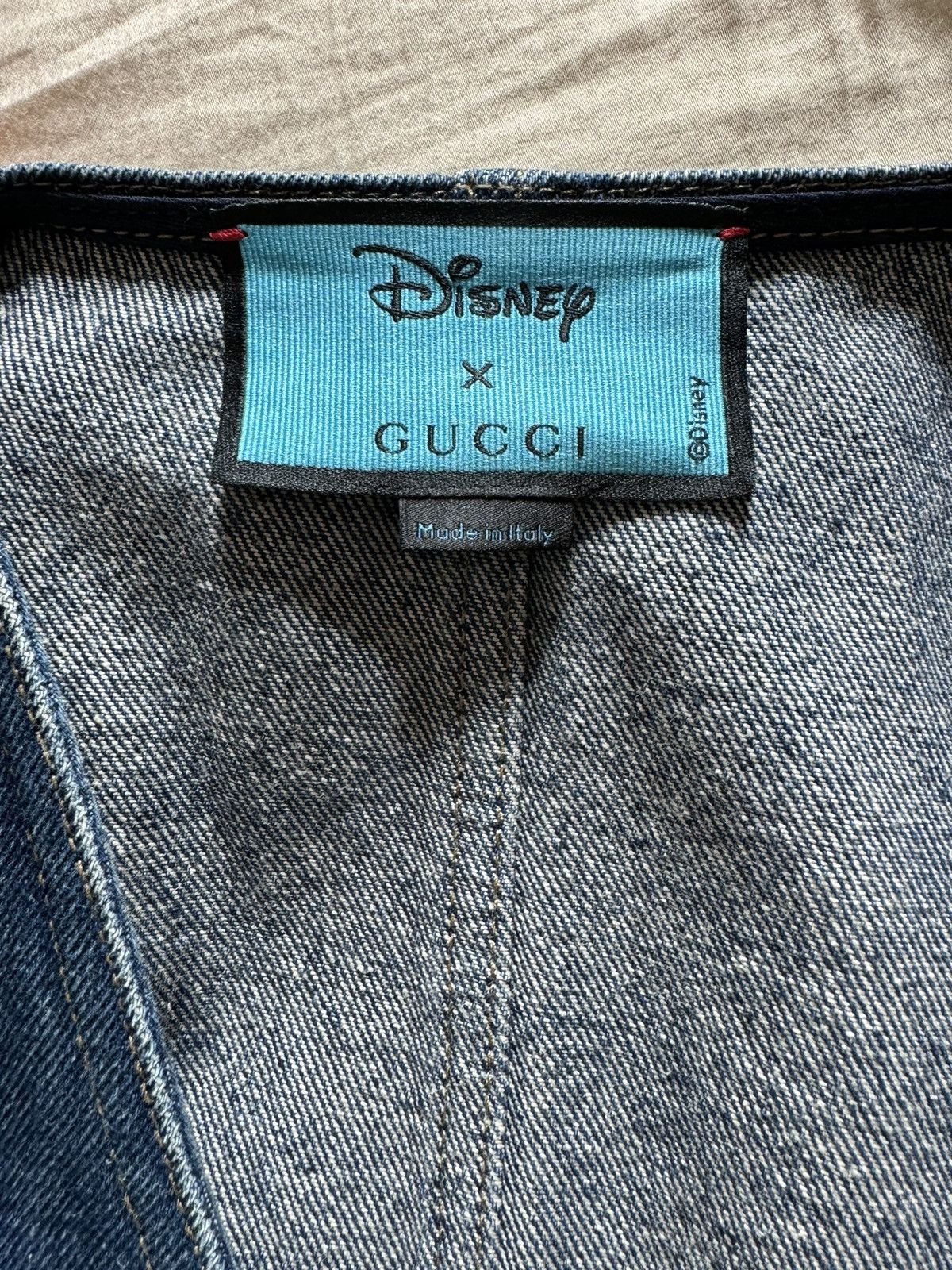 Gucci Rare-Gucci logo Donald denim vest Sz48 Size US M / EU 48-50 / 2 - 4 Thumbnail