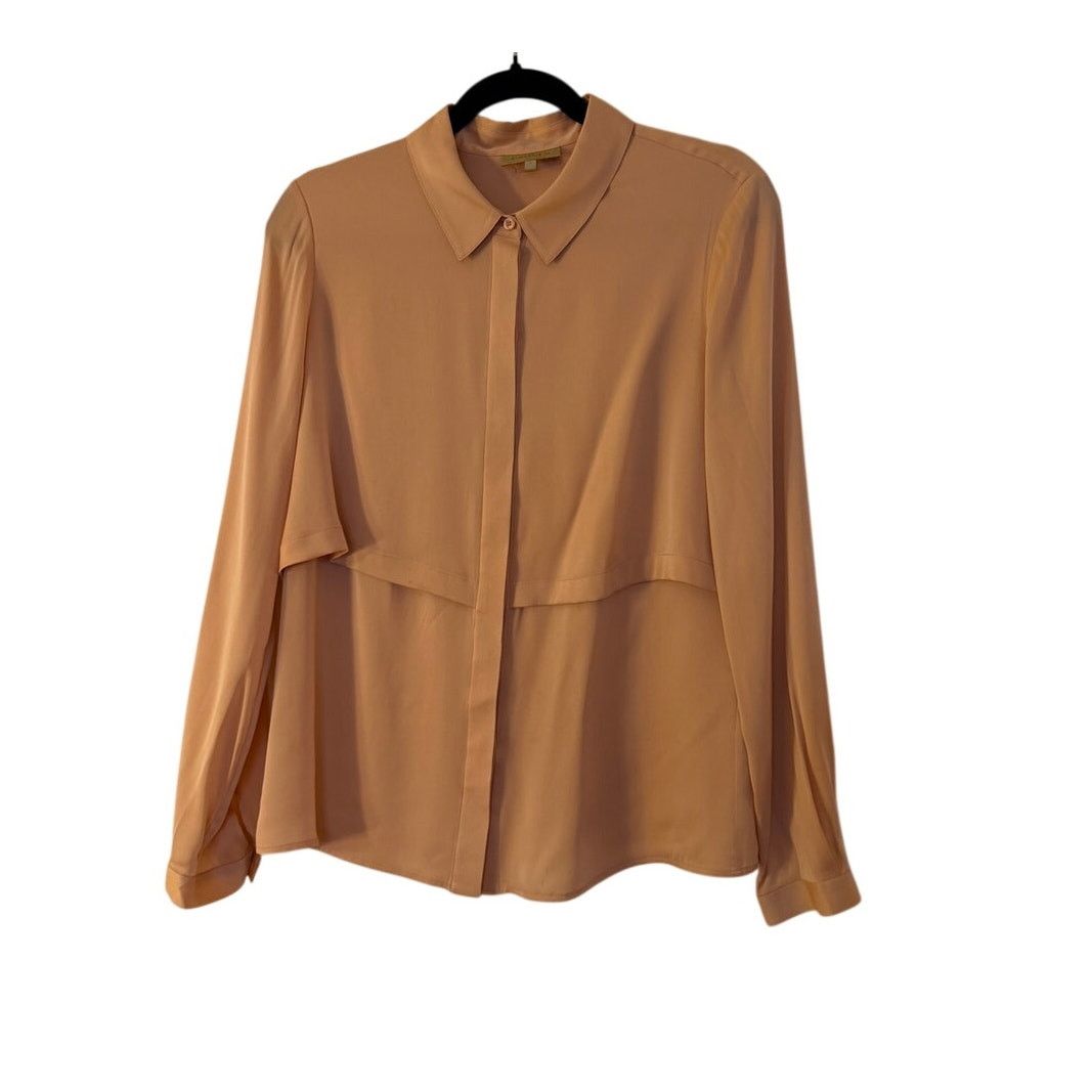 Ports 1961 Ports 1961 Pink Silk Cape Shirt Size M / US 6-8 / IT 42-44 - 1 Thumbnail