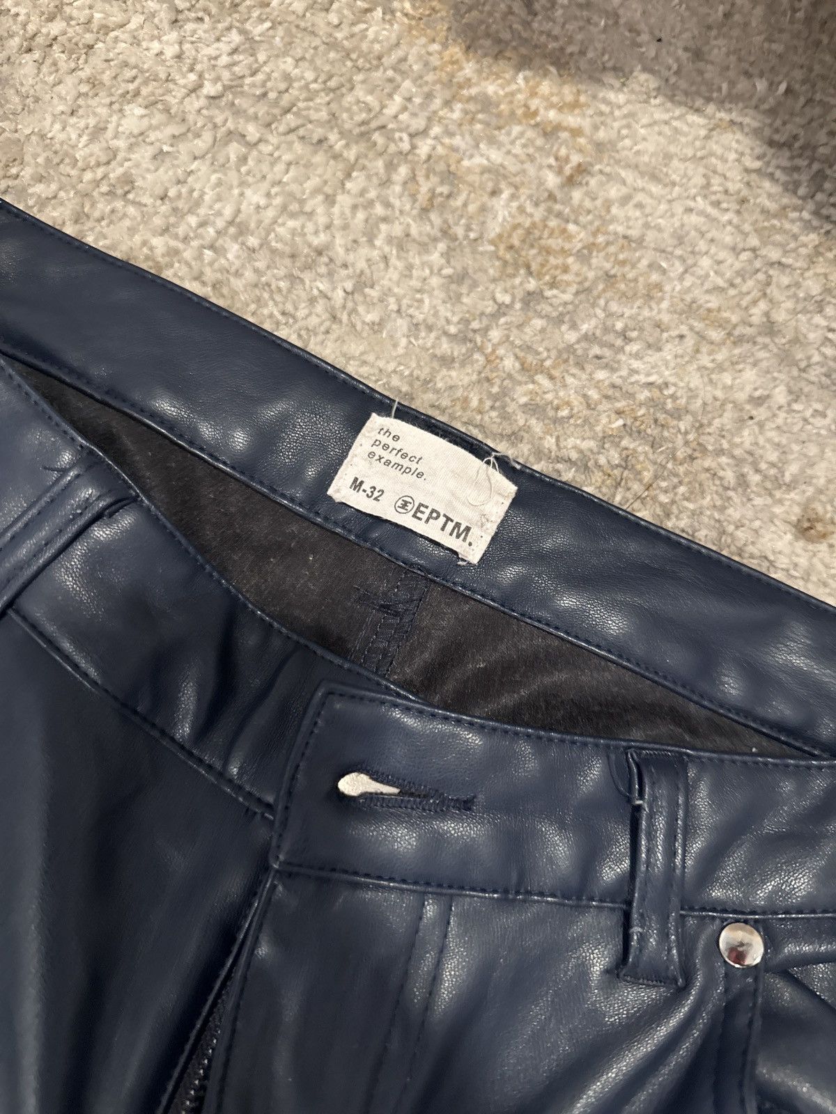 Other Wax leather pants Size US 32 / EU 48 - 1 Thumbnail