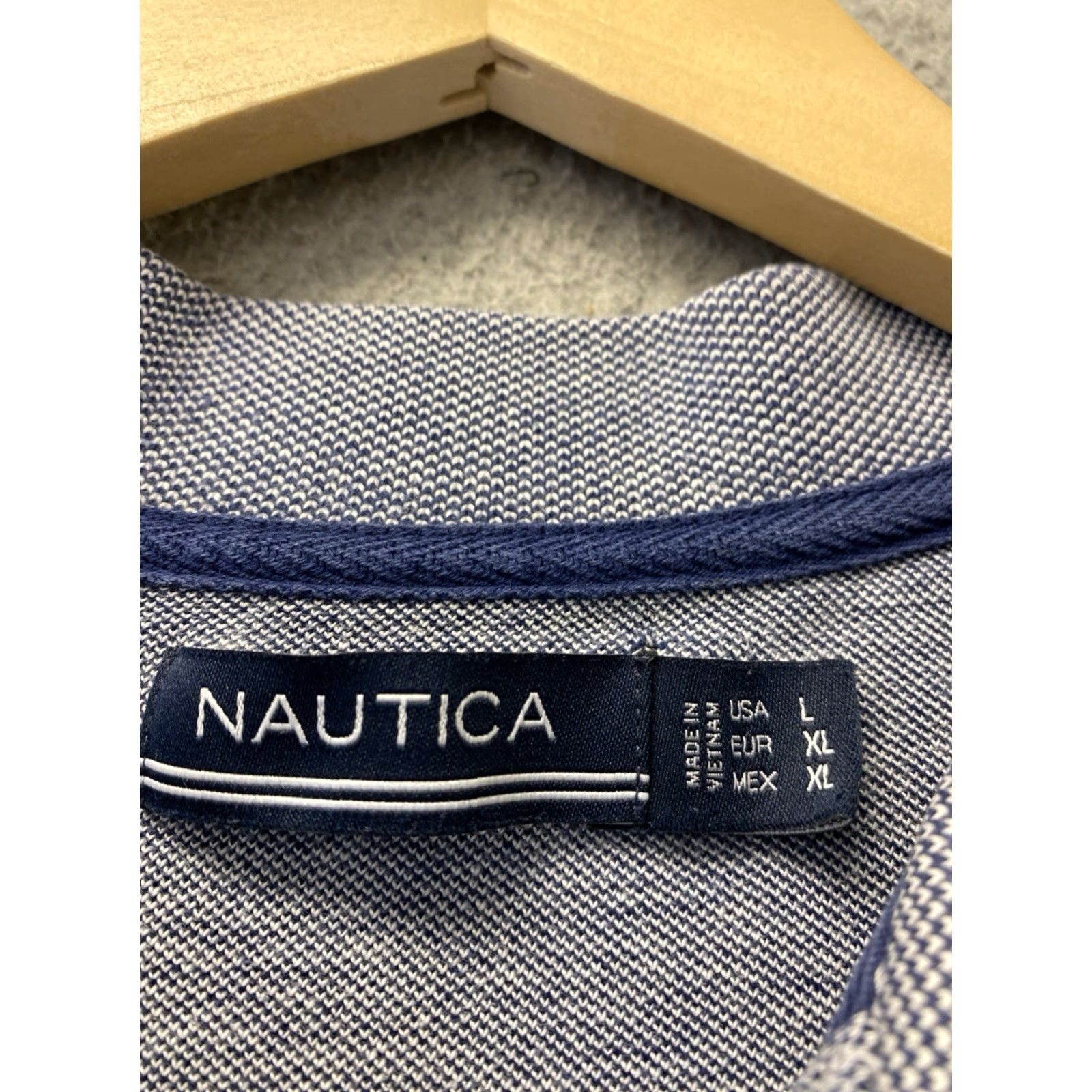 Nautica VINTAGE Nautica Polo Shirt Men Large Navy Blue Short Sleeve Casual Golf 14338 Size US L / EU 52-54 / 3 - 6 Thumbnail