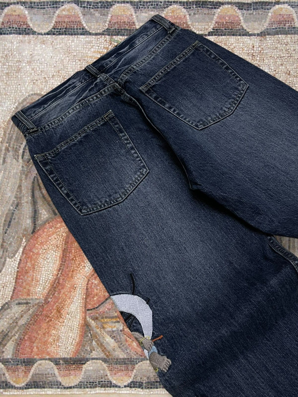 Japanese Brand Vintage Og 90s Japan Designer Karakuri God Traditional Denim Size US 28 / EU 44 - 16 Thumbnail