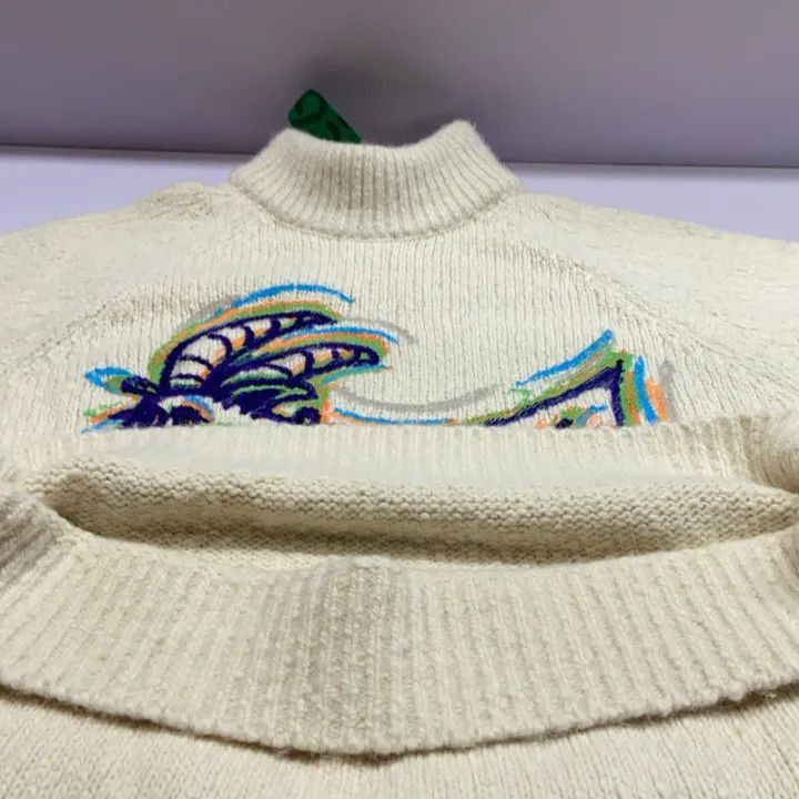 Dior Dior Dior x Kenny Scharf Embroidered Long Sleeve Knitwear Size US L / EU 52-54 / 3 - 9 Thumbnail