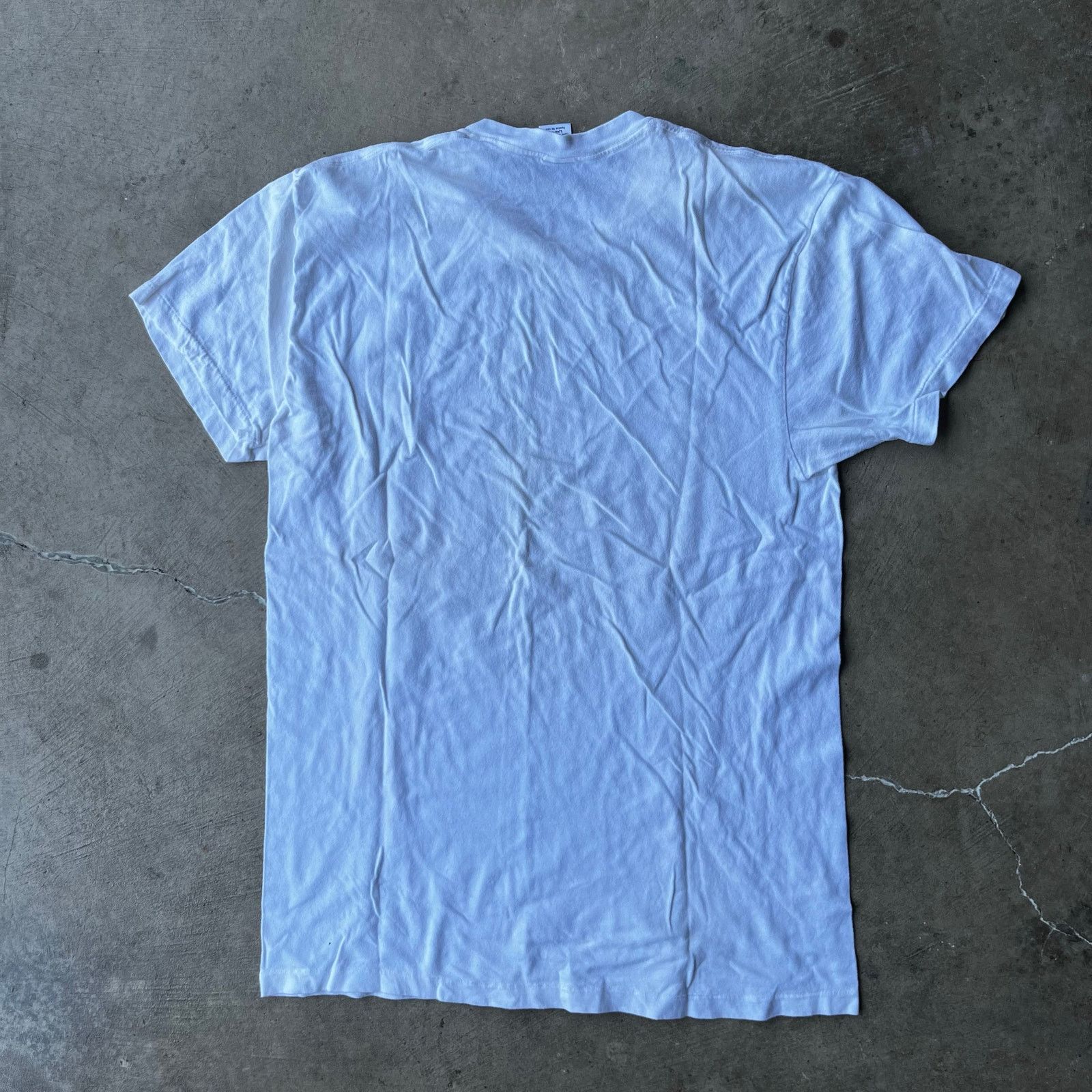 Vintage VINTAGE 80S STAFFORD BLANK WHITE T-SHIRT TEE SHORT SLEEVE Size US L / EU 52-54 / 3 - 2 Thumbnail