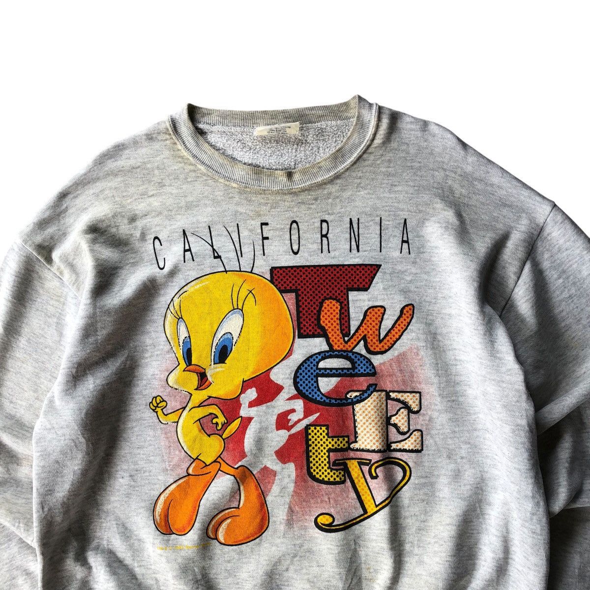 Cartoon Network × Velva Sheen × Vintage LOONEY TUNES Tweety 1993 Warner Bros Sweatshirt Size US L / EU 52-54 / 3 - 2 Thumbnail