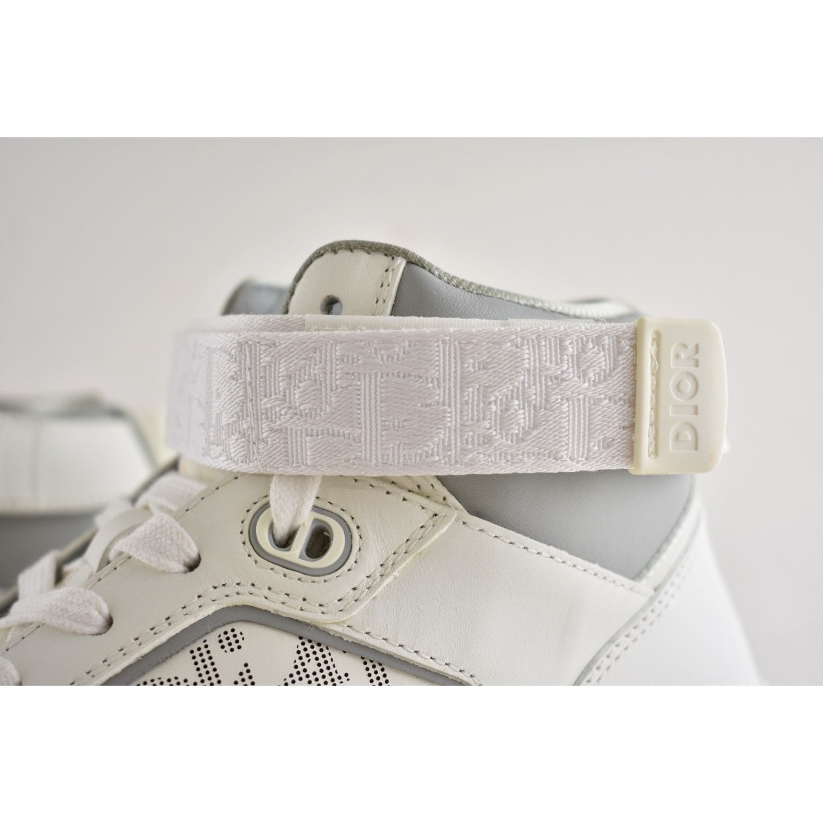 Dior Mens B27 Uptown Leather Oblique High Top Trainer Sneakers Size US 11 / EU 44 - 9 Thumbnail