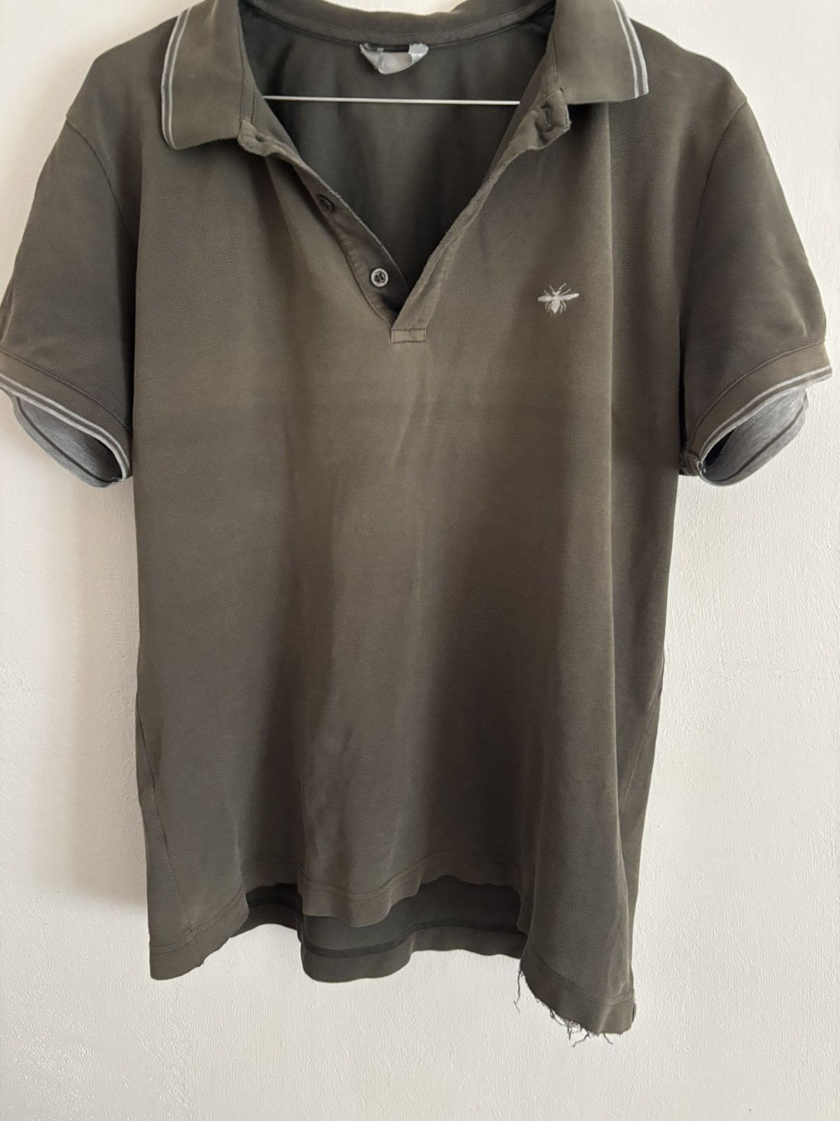 Dior × Hedi Slimane DIOR HEDI SLIMANE POLO BEE TRASHED Size US M / EU 48-50 / 2 - 10 Thumbnail