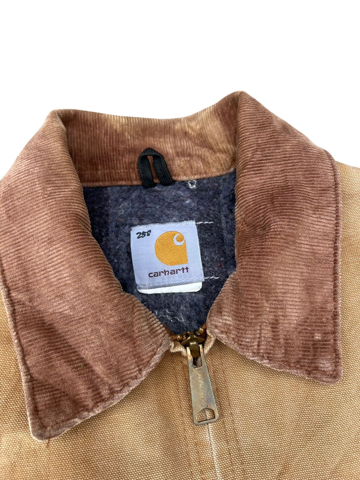 Carhartt Distressed 90s Carhartt Detroit Blanket Lined Senim Jacket Size US L / EU 52-54 / 3 - 13 Thumbnail