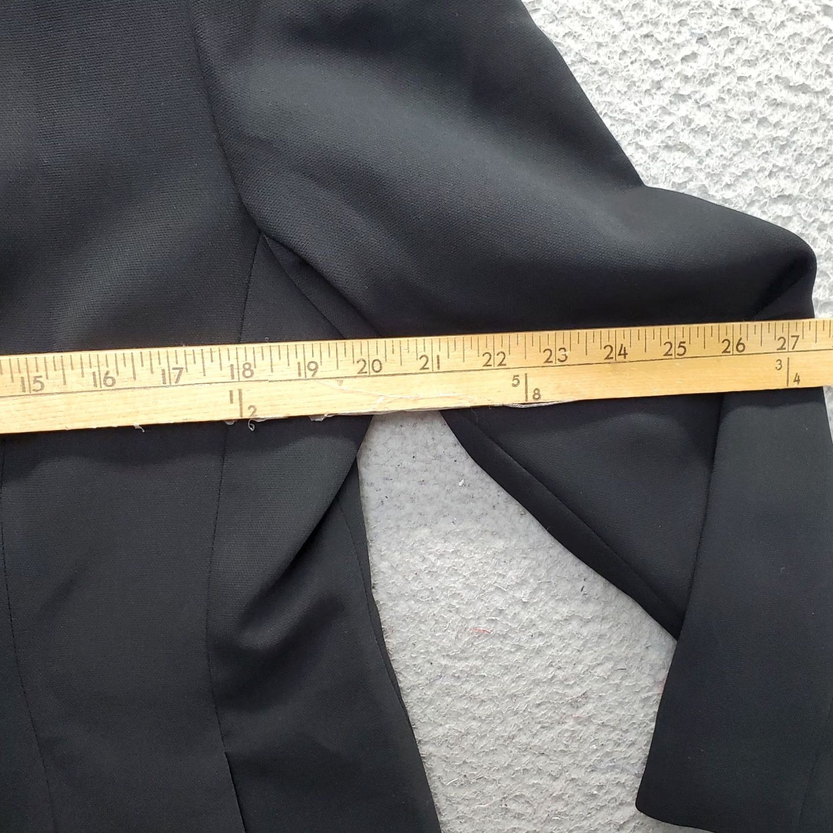 Vintage Style&co. Collection Blazer Jacket Womens Size 16P Black Notch Lapel Single Breasted Blazer Jacket Size XXL / US 16-18 / IT 52-54 - 5 Thumbnail