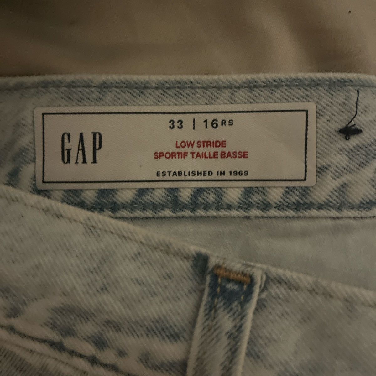 Gap Baggy Light wash Gap Jeans Size US 33 - 4 Thumbnail