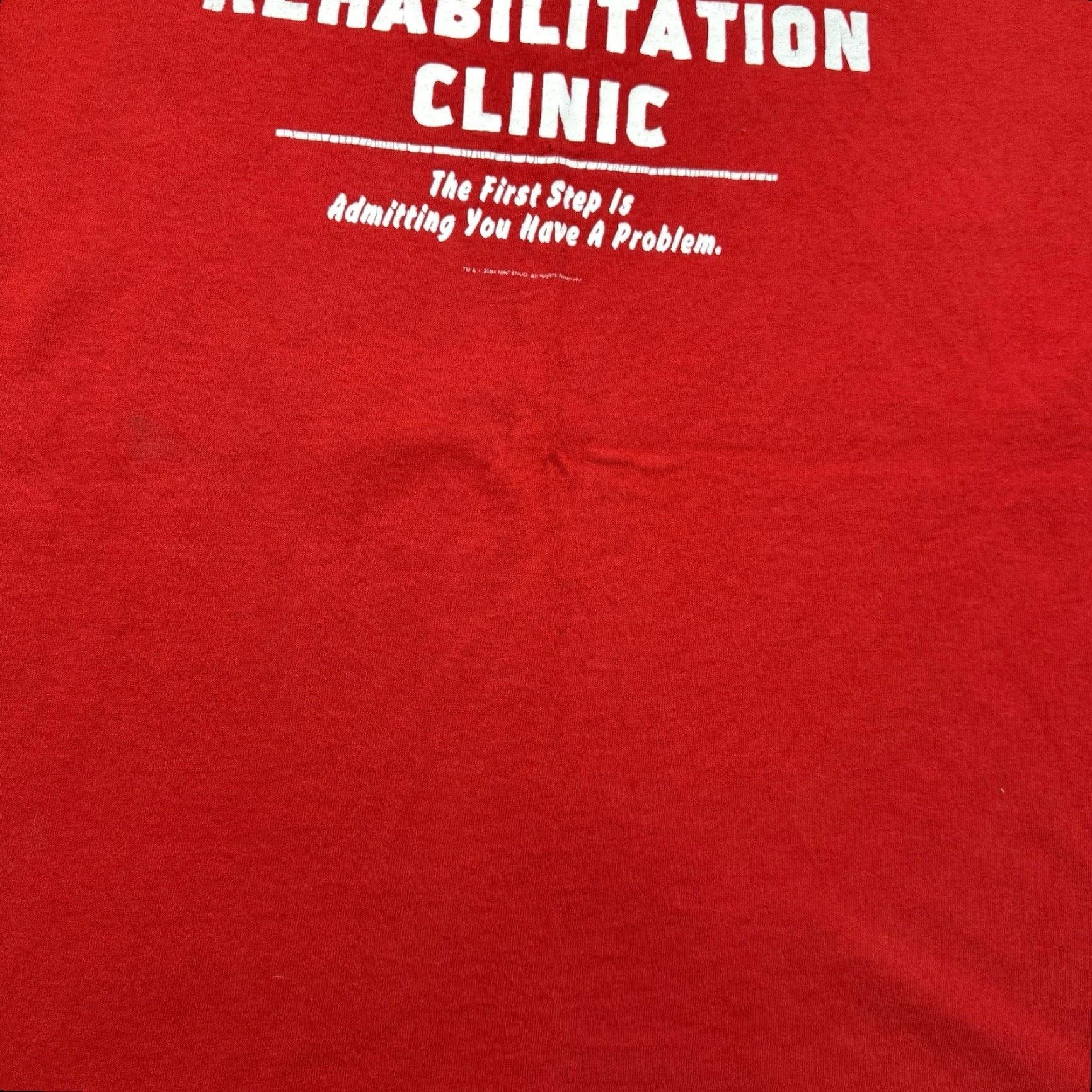 Nintendo Nintendo Rehab Clinic T Shirt Mens XXL Red Graphic Tee Vintage 2XL Retro Geek Size US XXL / EU 58 / 5 - 4 Thumbnail
