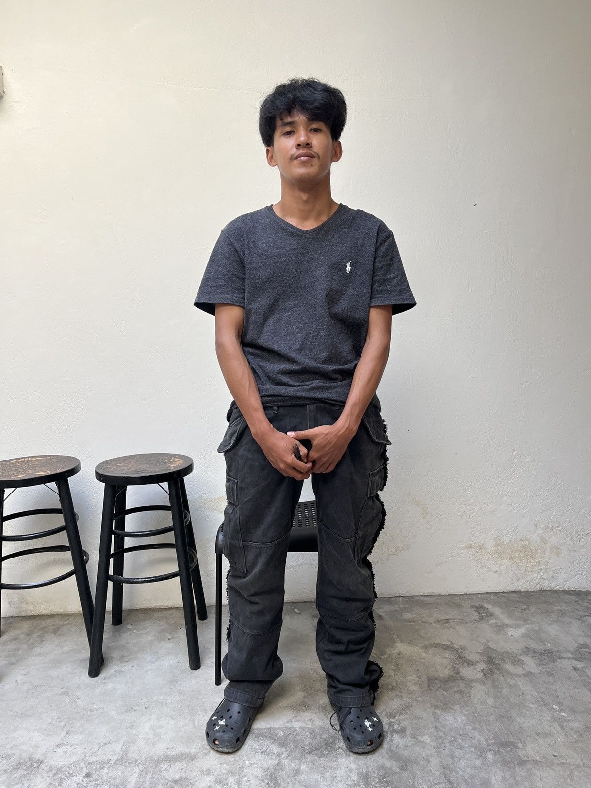 Japanese Brand × Maison MIHARA YASUHIRO Mihara Yasuhiro Fur Cargo pant Size US 32 / EU 48 - 2 Thumbnail