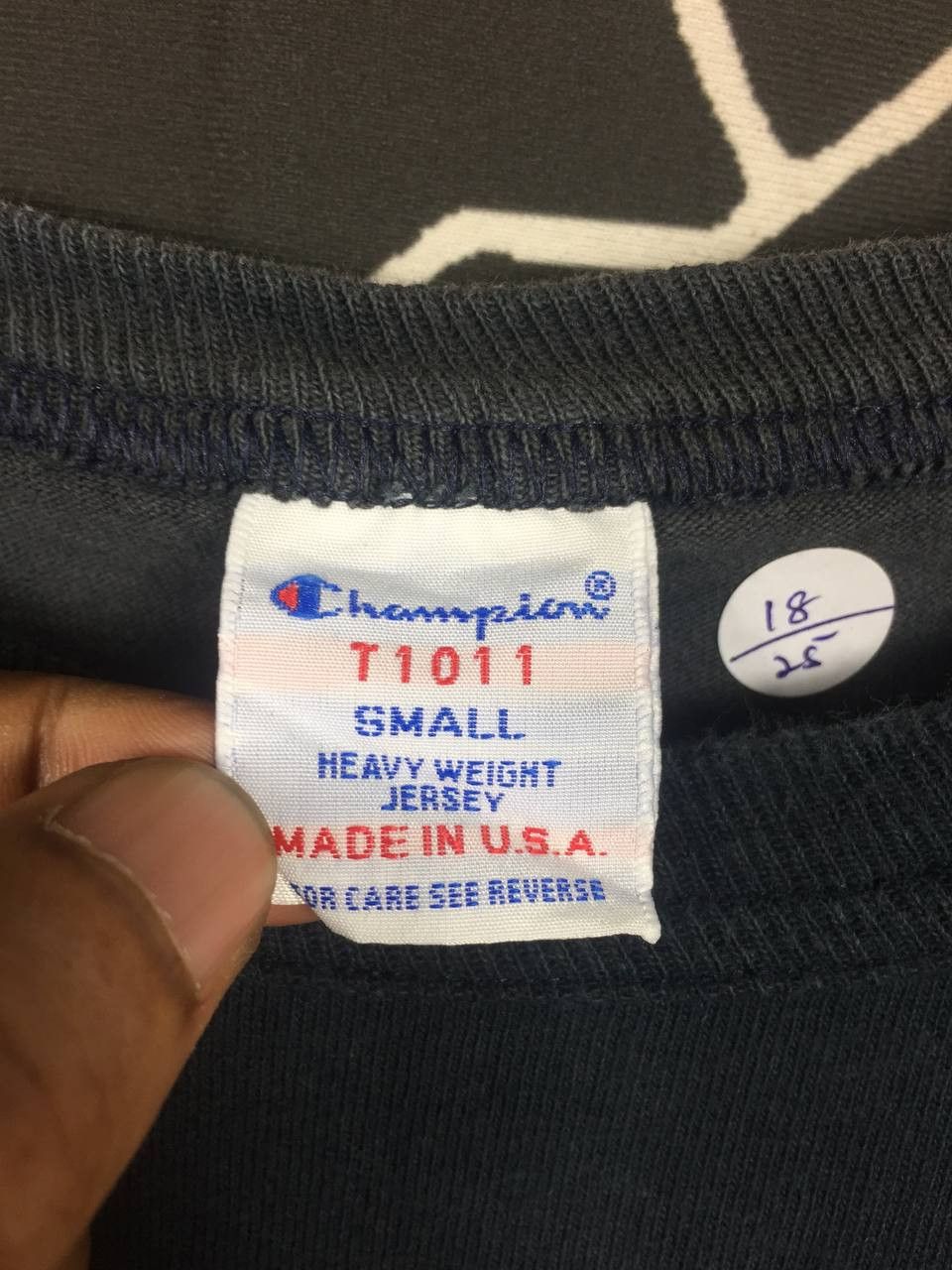 Champion × Vintage Vtg Champion Heavy Weight Jersey Made In Usa Tee Size US S / EU 44-46 / 1 - 9 Thumbnail